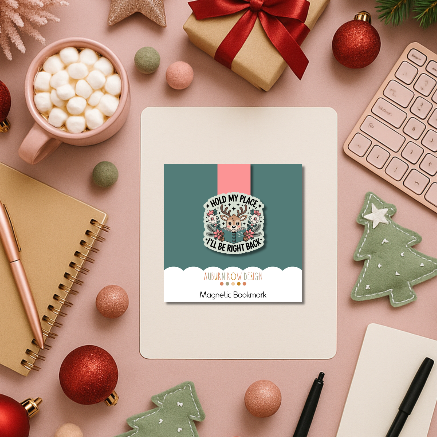 Reindeer Magnetic Bookmark