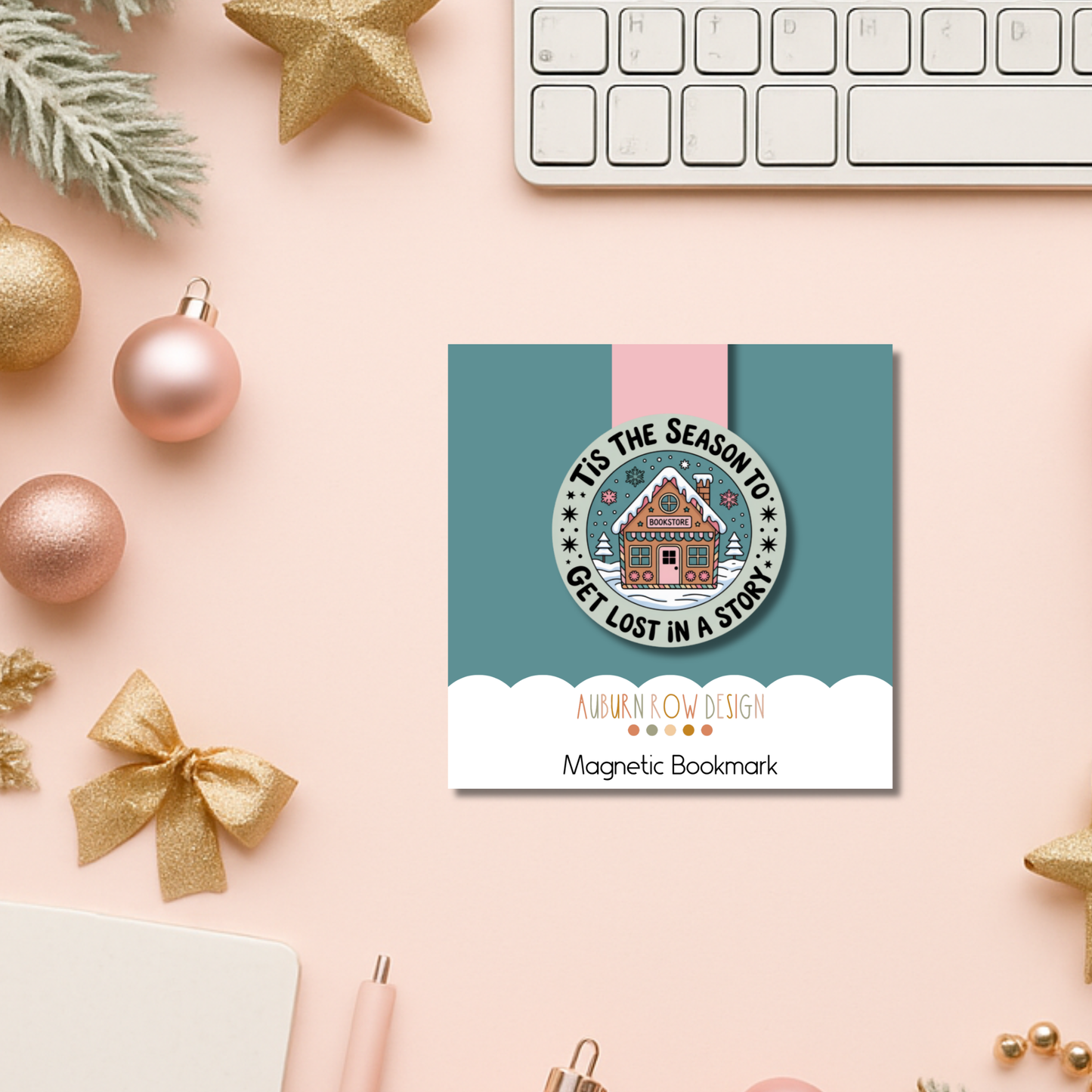 Christmas Magnetic Bookmark
