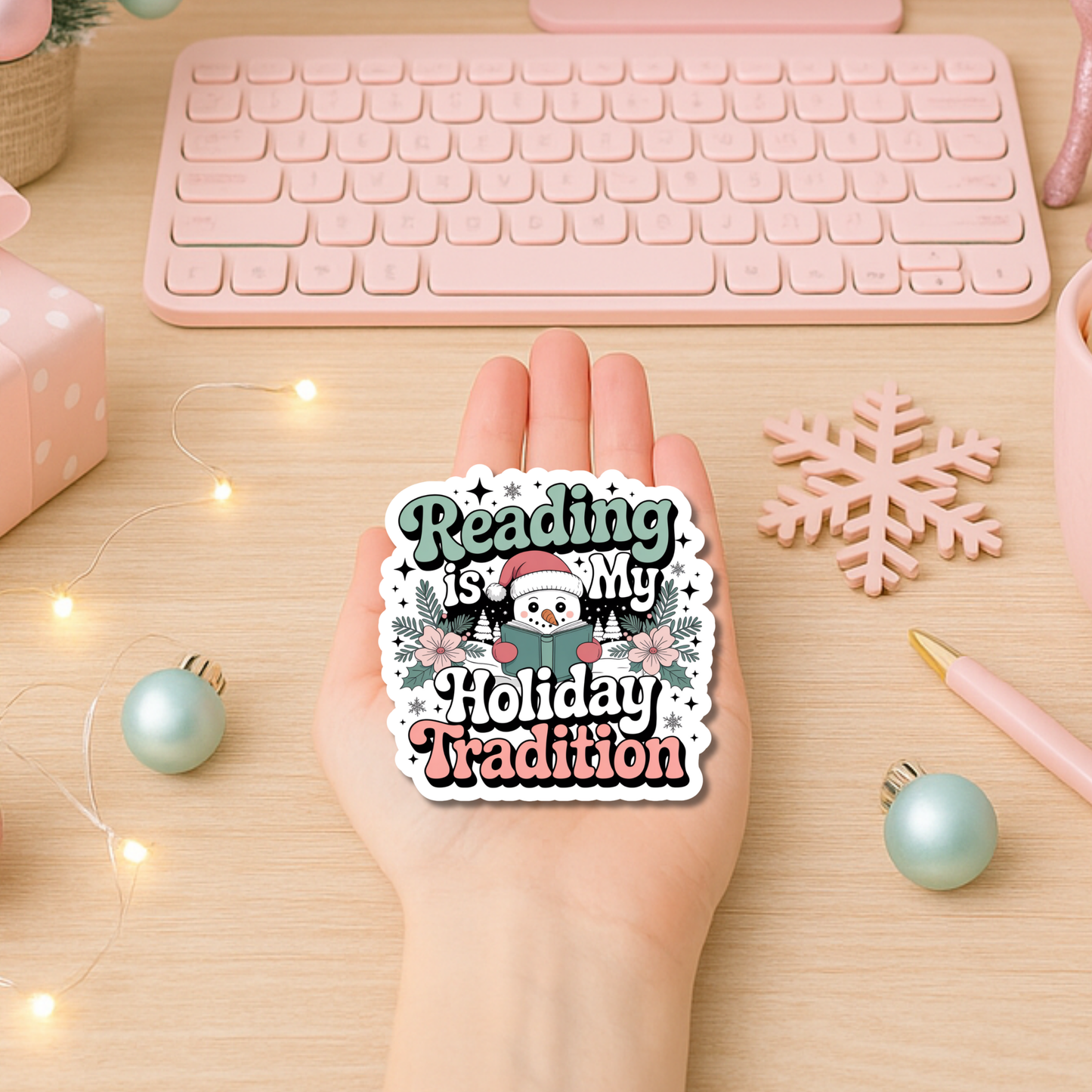 Christmas Bookish Stickers