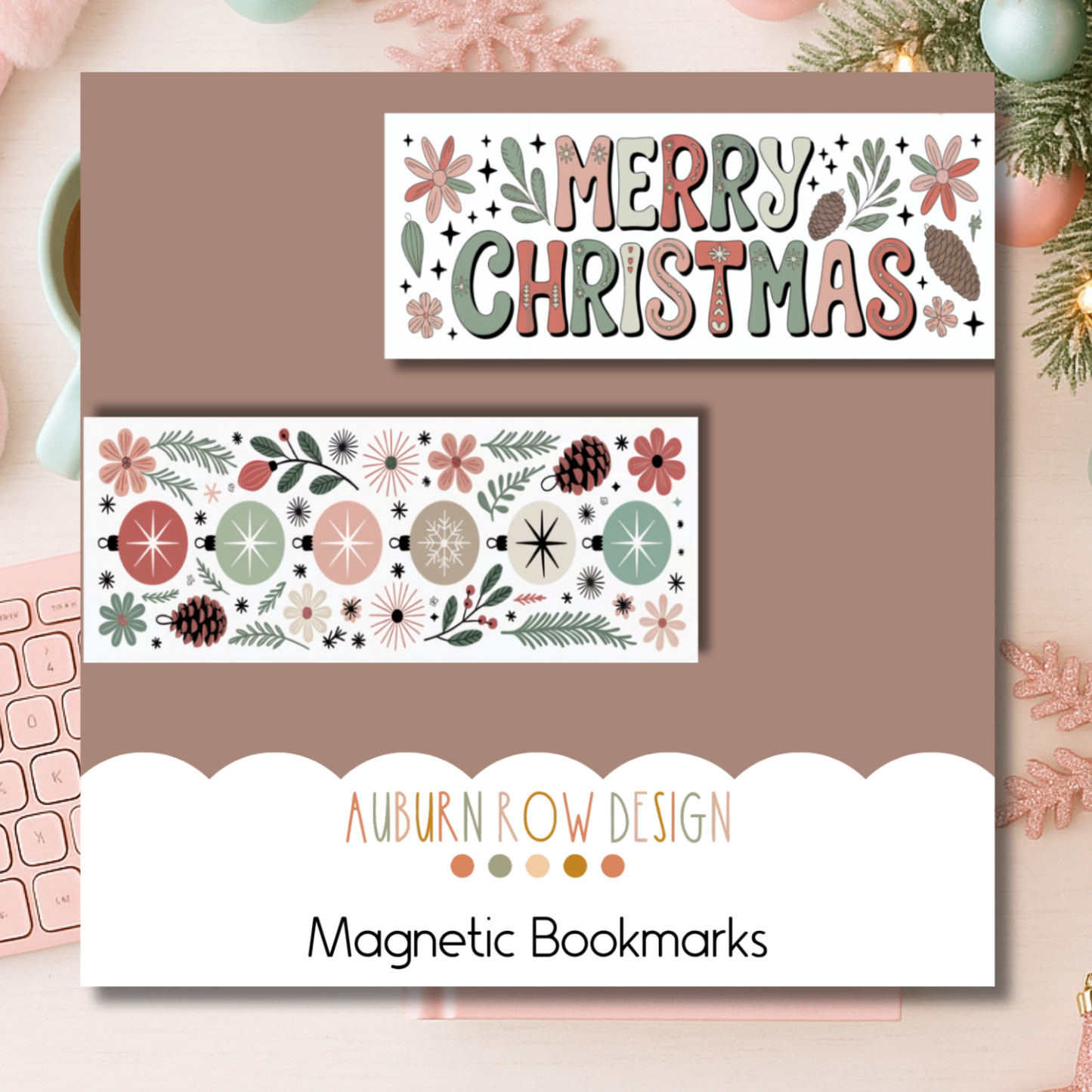Christmas Magnetic Bookmark