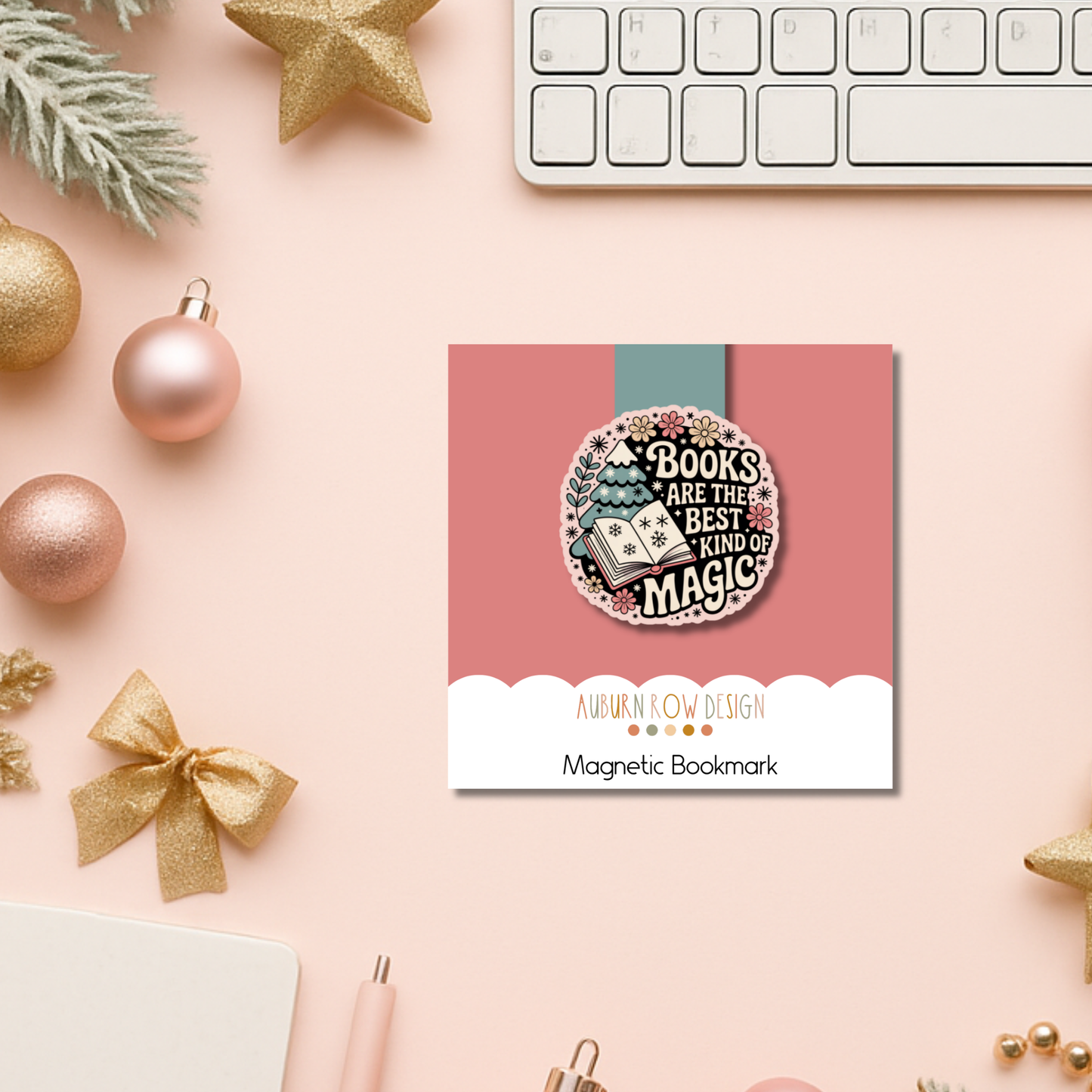 Christmas Magnetic Bookmark