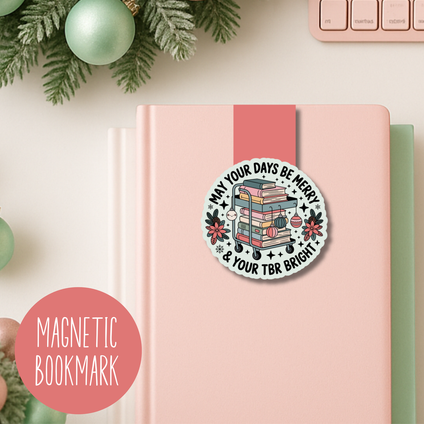 Christmas Magnetic Bookmark