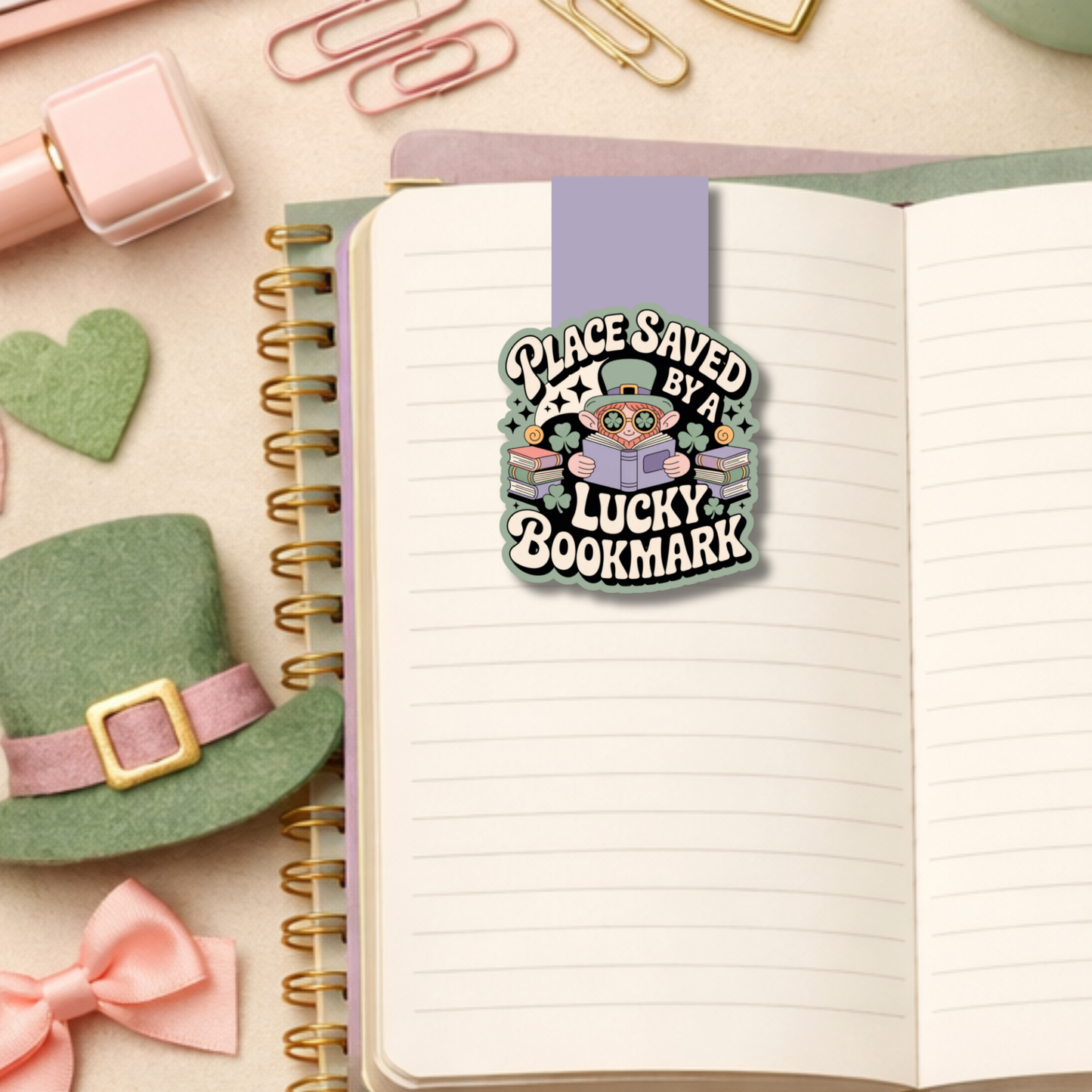 St Patricks Day Magnetic Bookmark