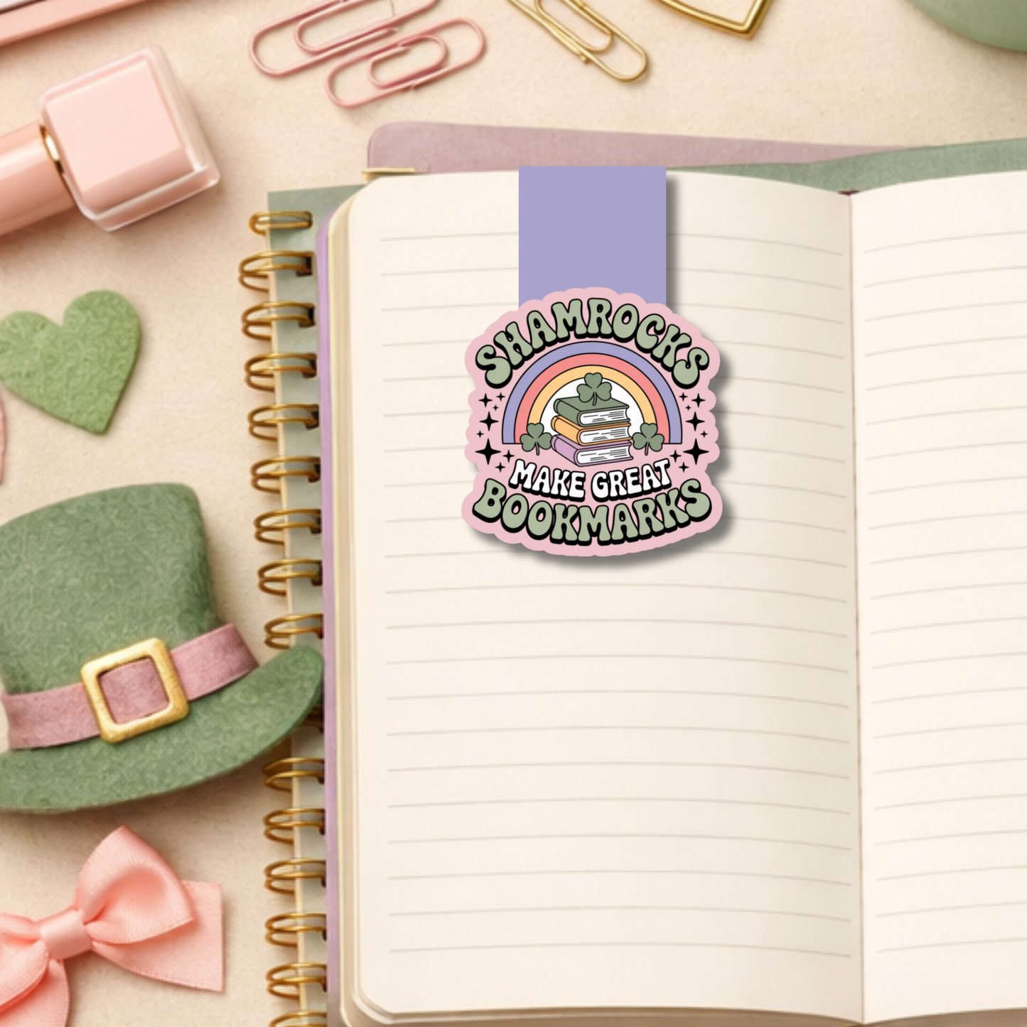 St Patricks Day Magnetic Bookmark