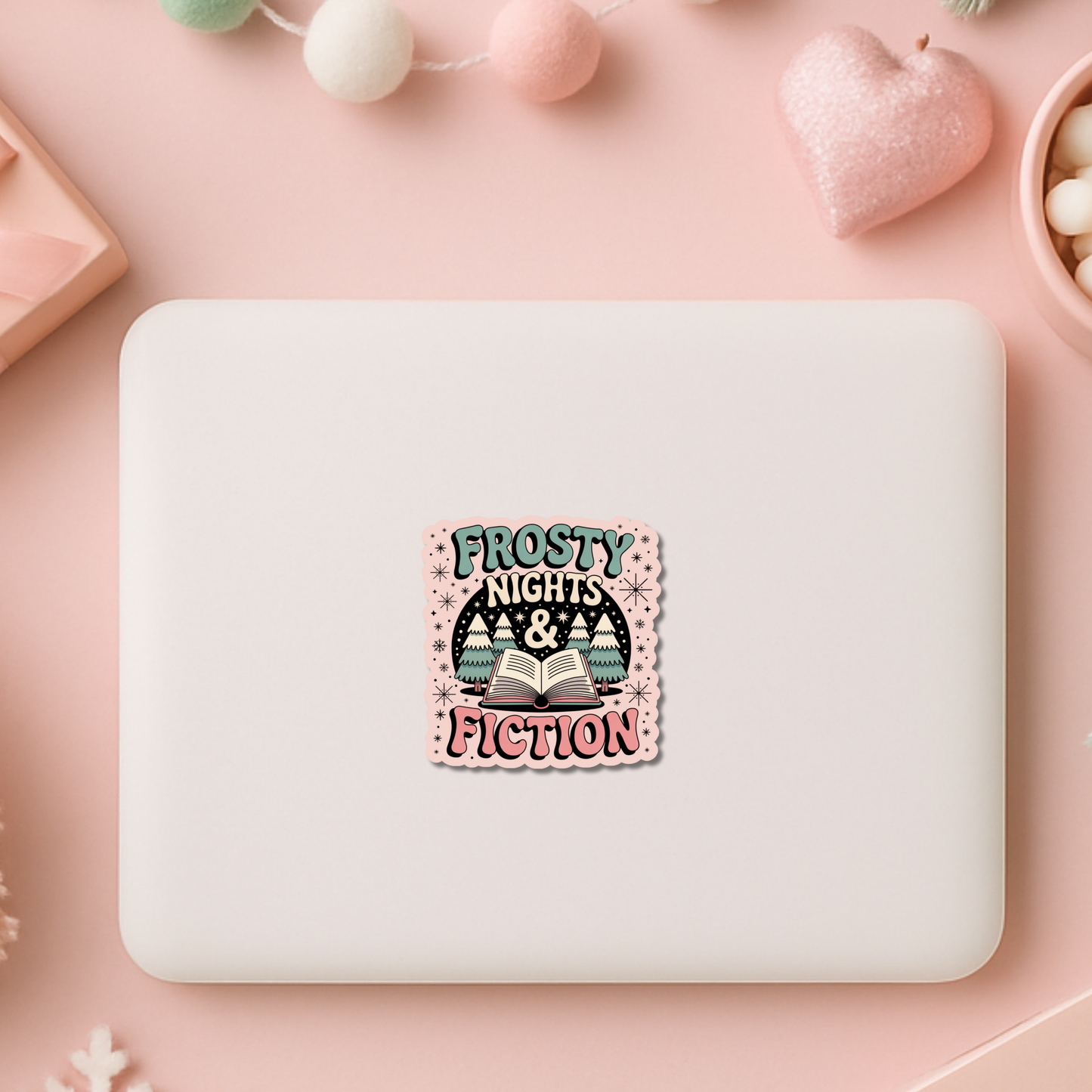 Bookish Christmas Sticker