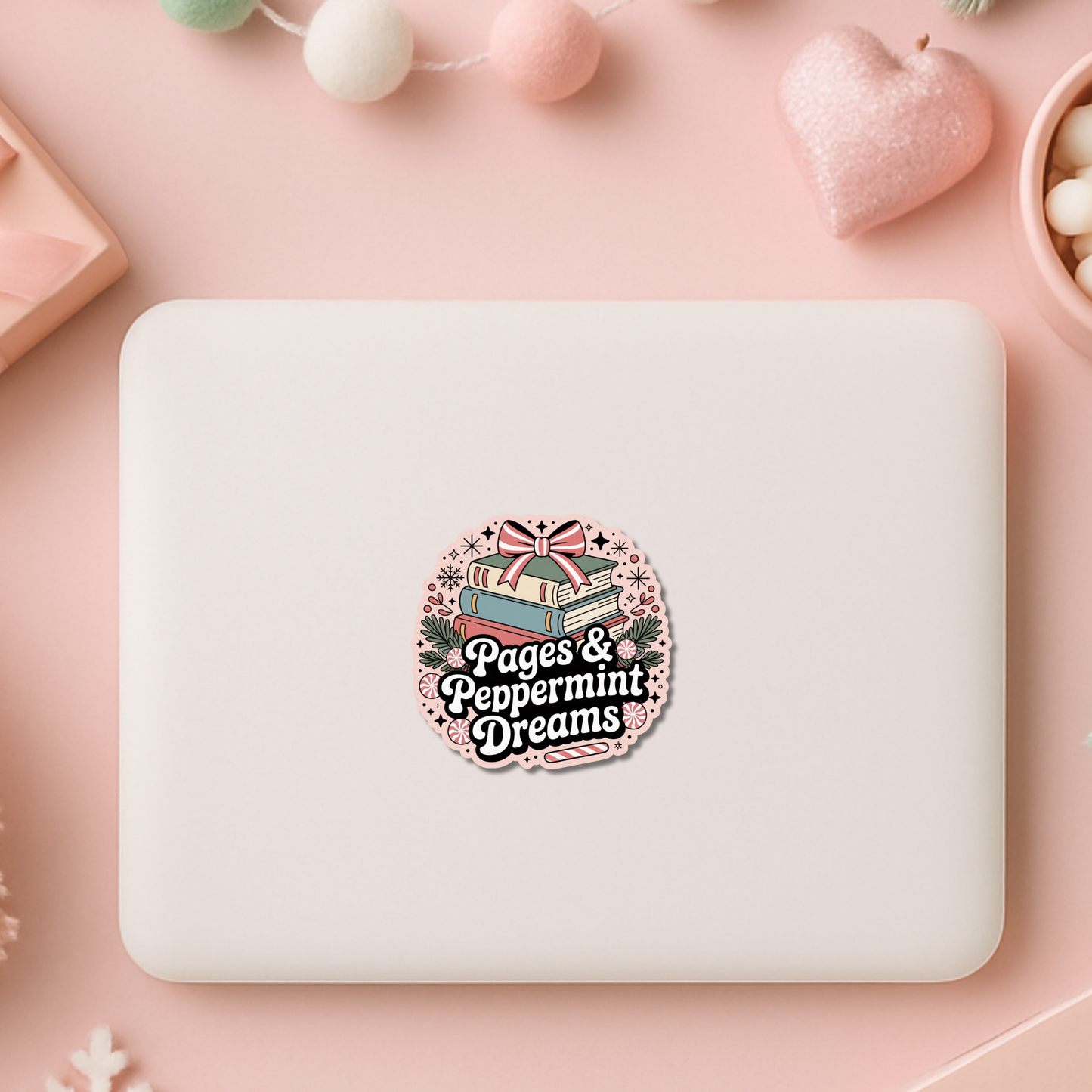 Bookish Christmas Sticker