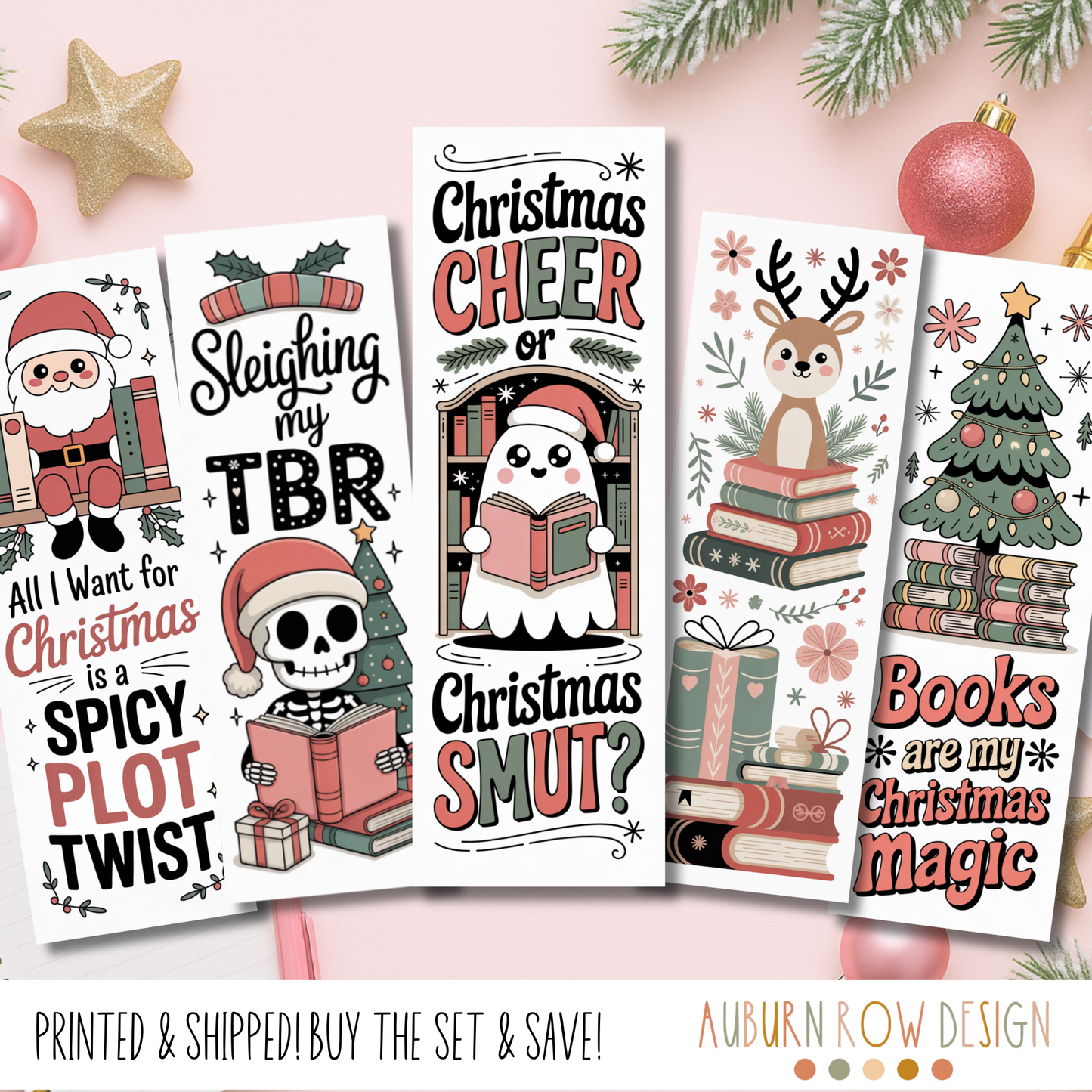 Smut Christmas Bookmarks