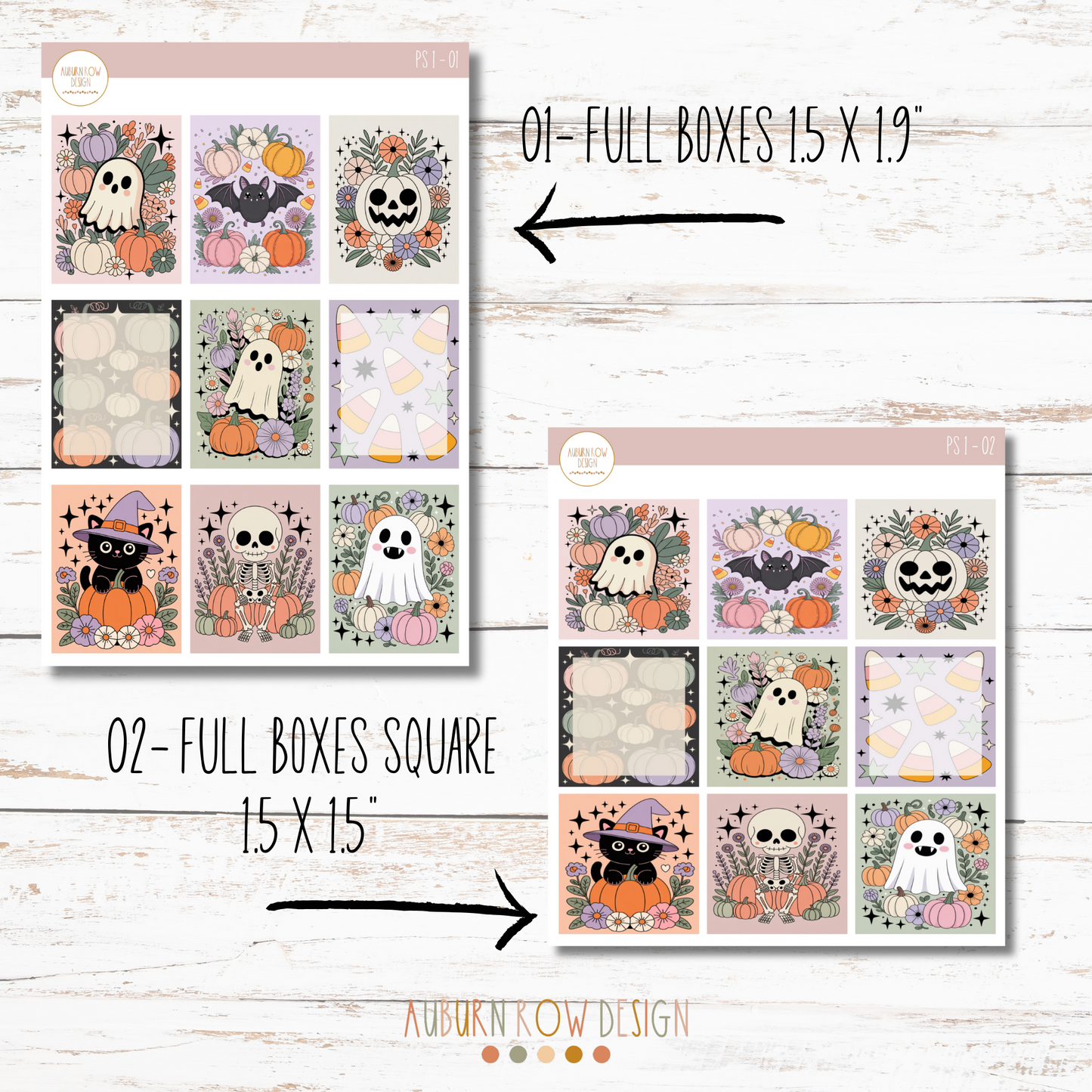 Pastel Halloween Weekly Planner Kit