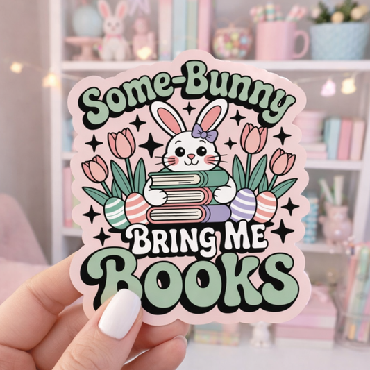 Easter Bookish Sticker