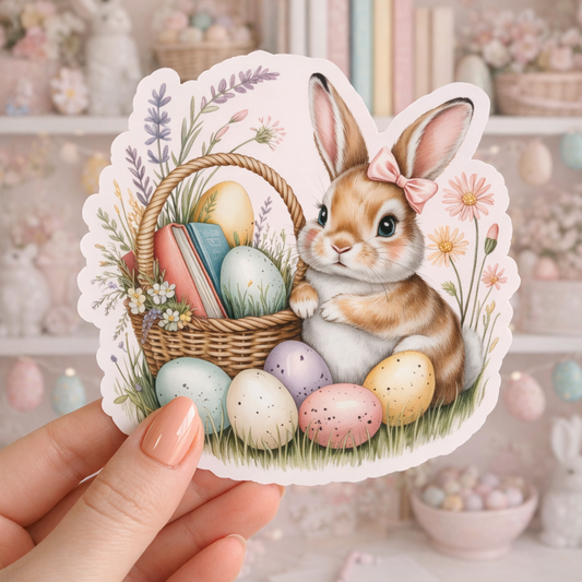 Easter Bookish Sticker