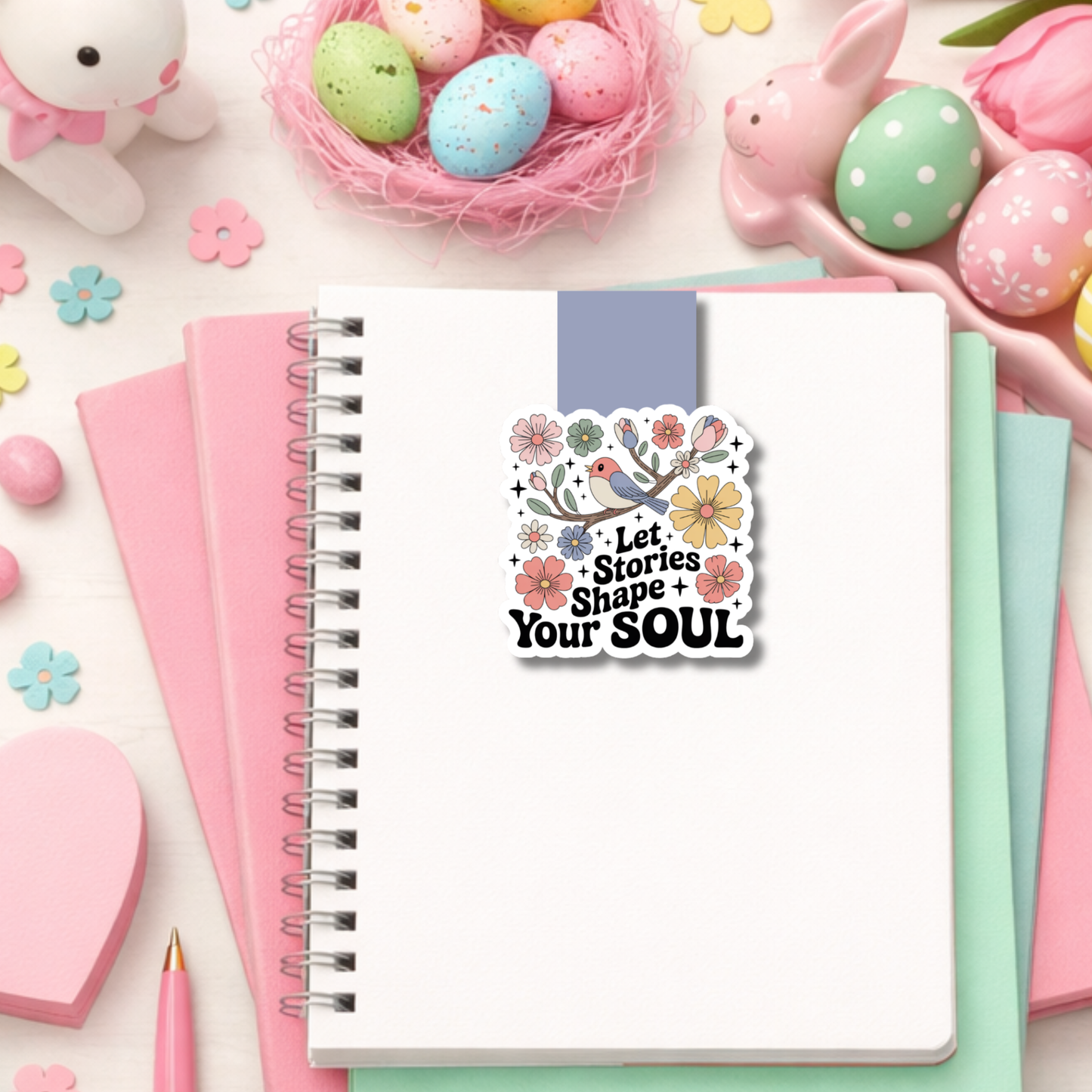 Spring Magnetic Bookmark
