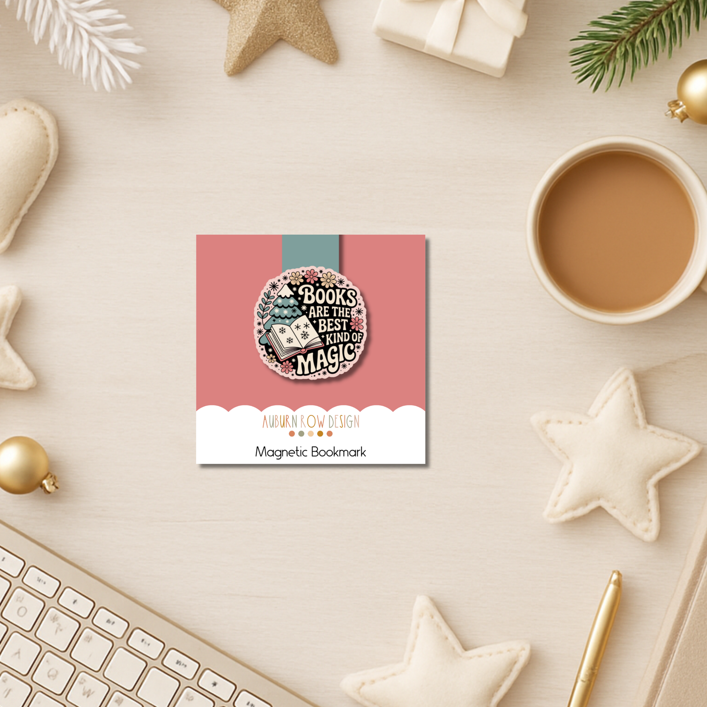 Christmas Magnetic Bookmark