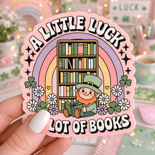 St Patricks Day Reading Sticker