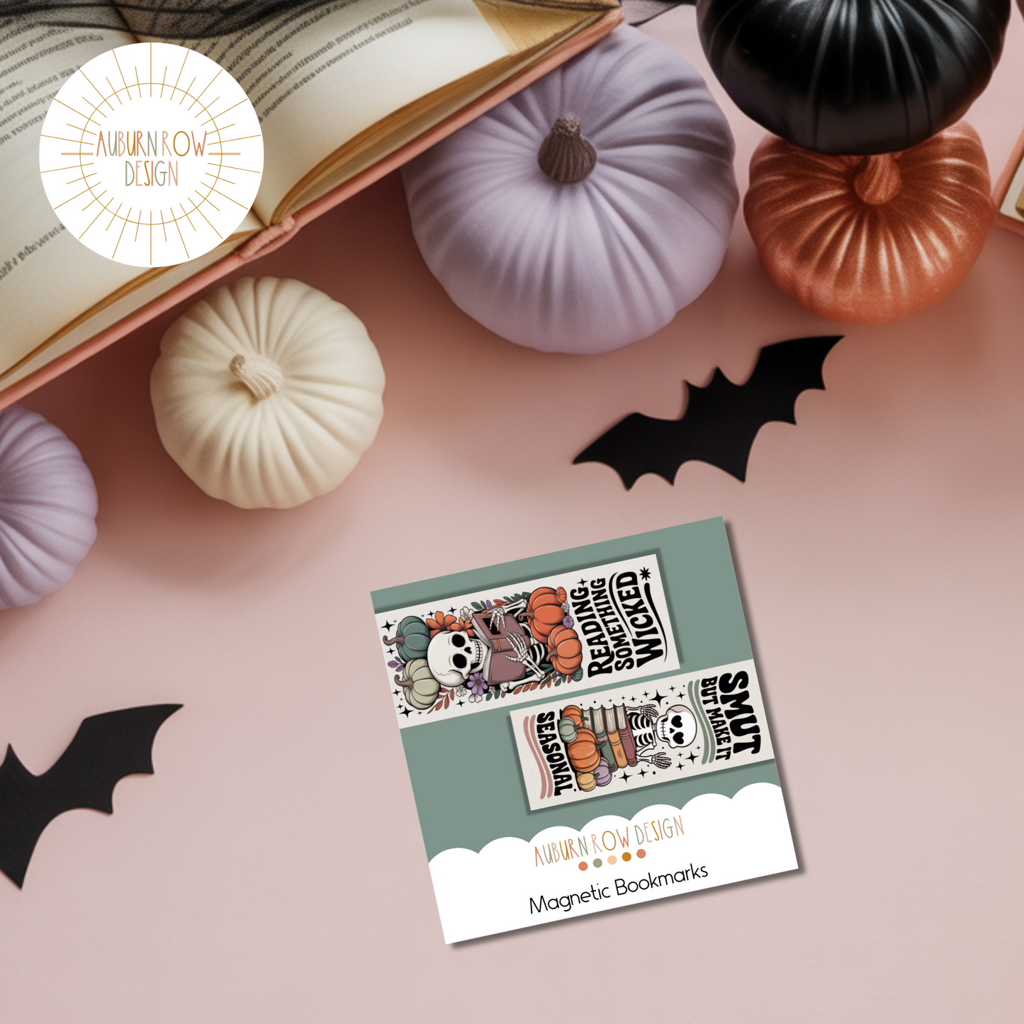 Smut Halloween Magnetic Bookmark Set