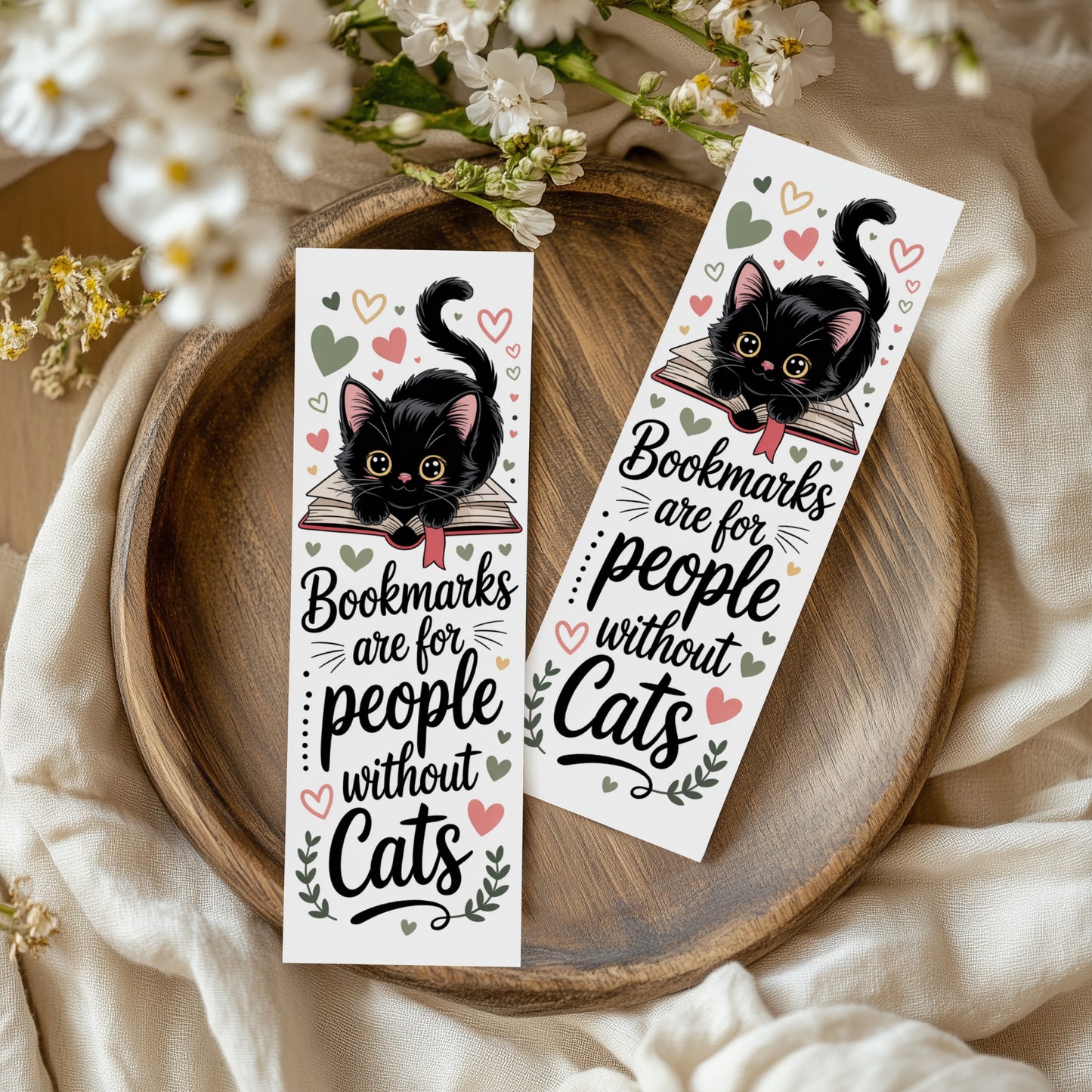 Bookish Cat Bookmarks
