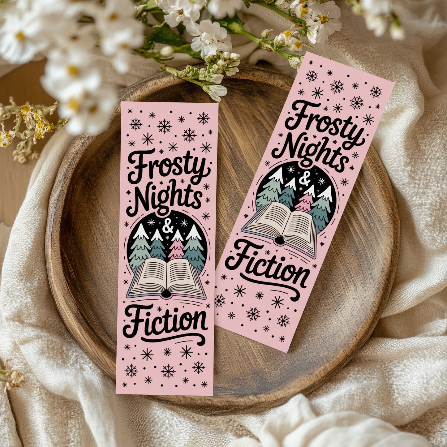 Pastel Christmas Bookmarks