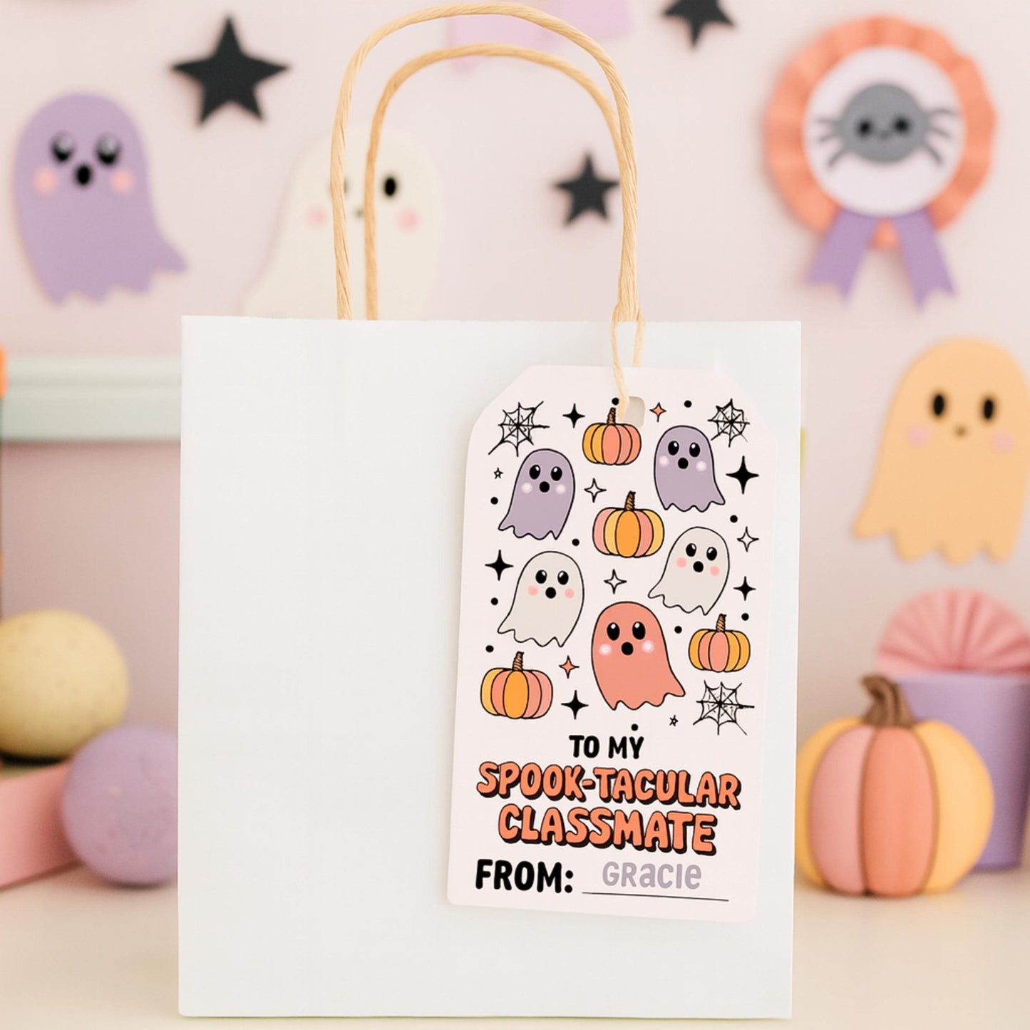 Printable Boo Bag Tag