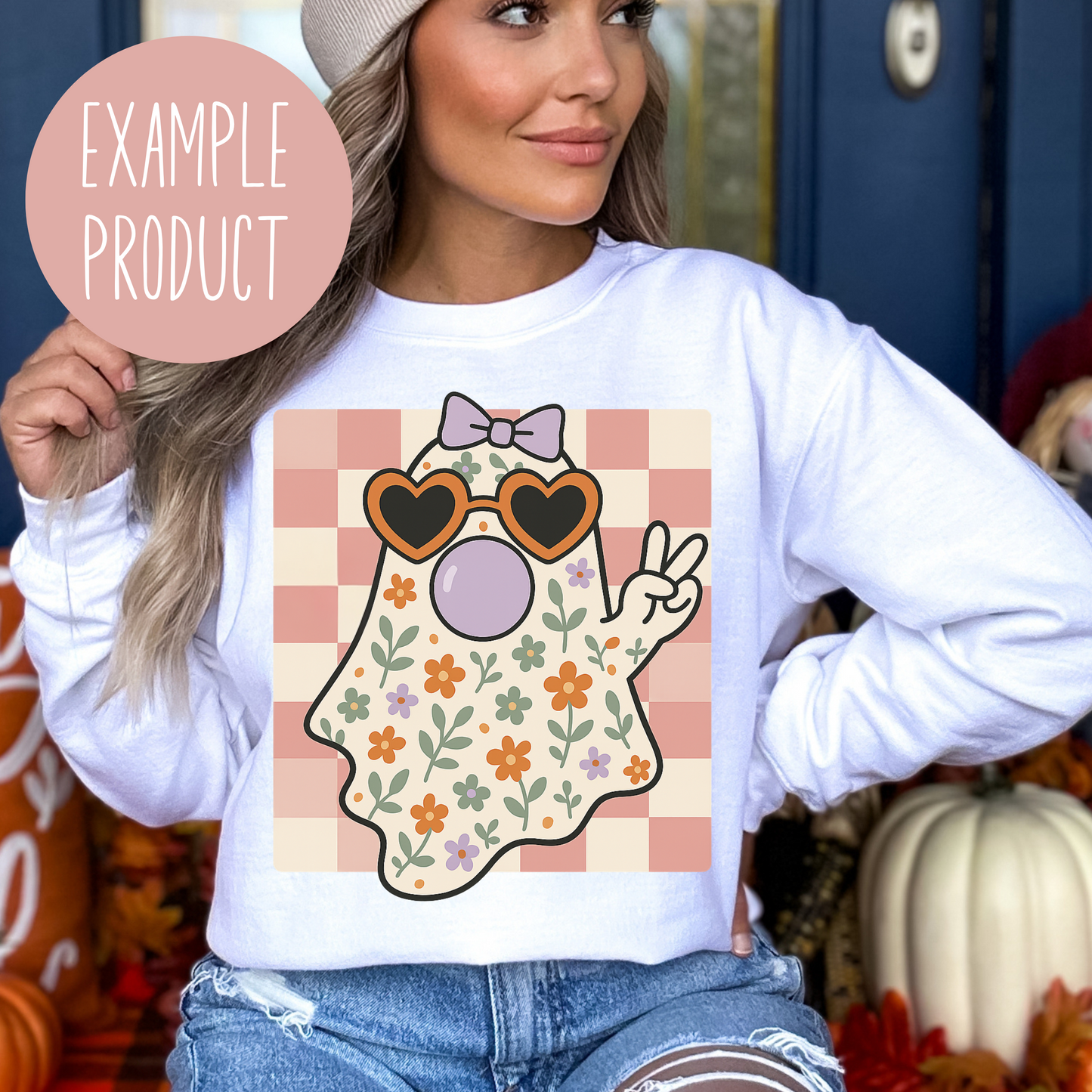 Cute Koala Graphic Sweatshirt, Floral Design, Casual Women's Fall Fashion, Trendy Animal Print Pullover