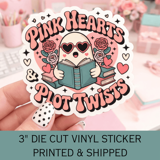 Valentines Day Bookish Sticker