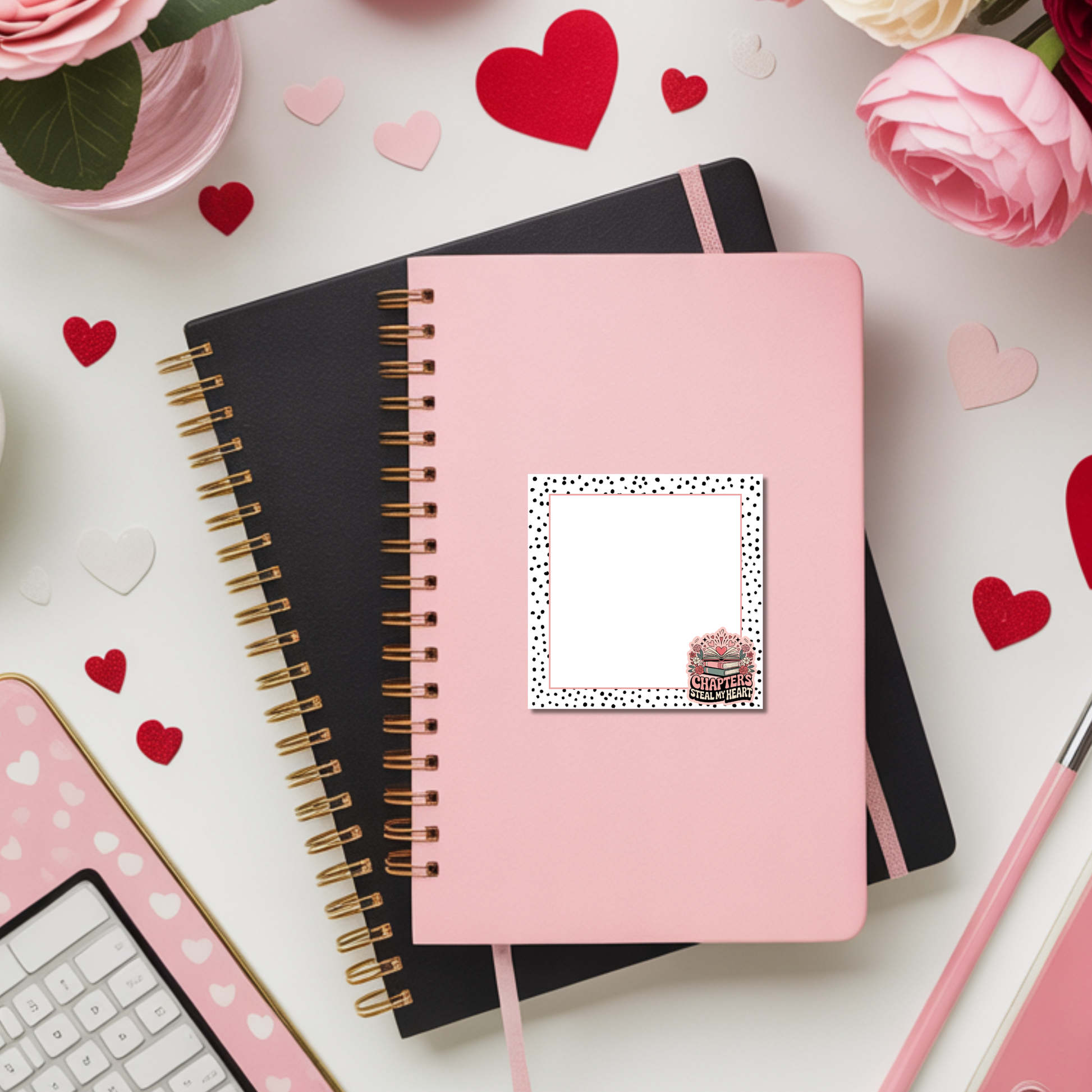 Valentines Day Bookish Notepad