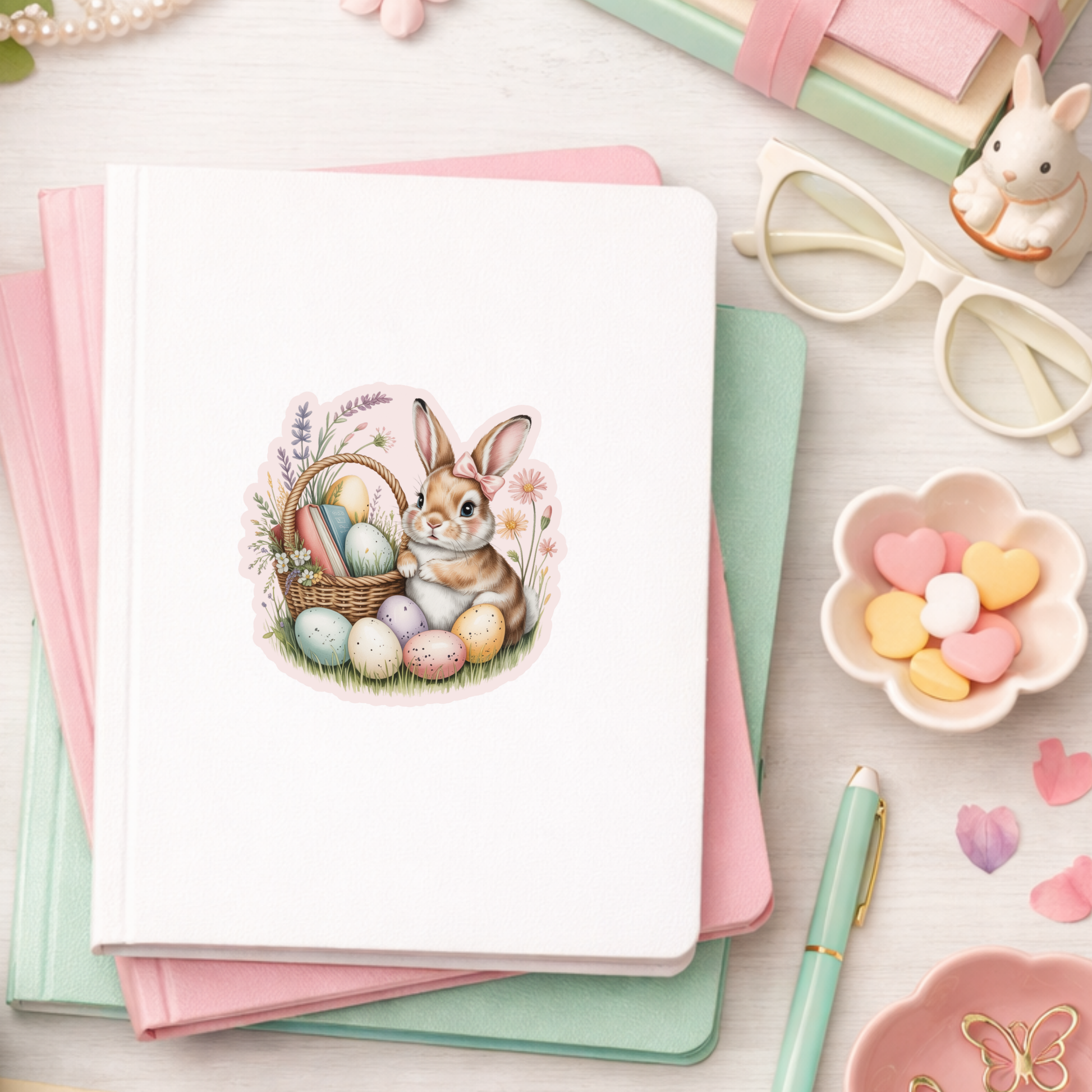 Easter Bookish Sticker