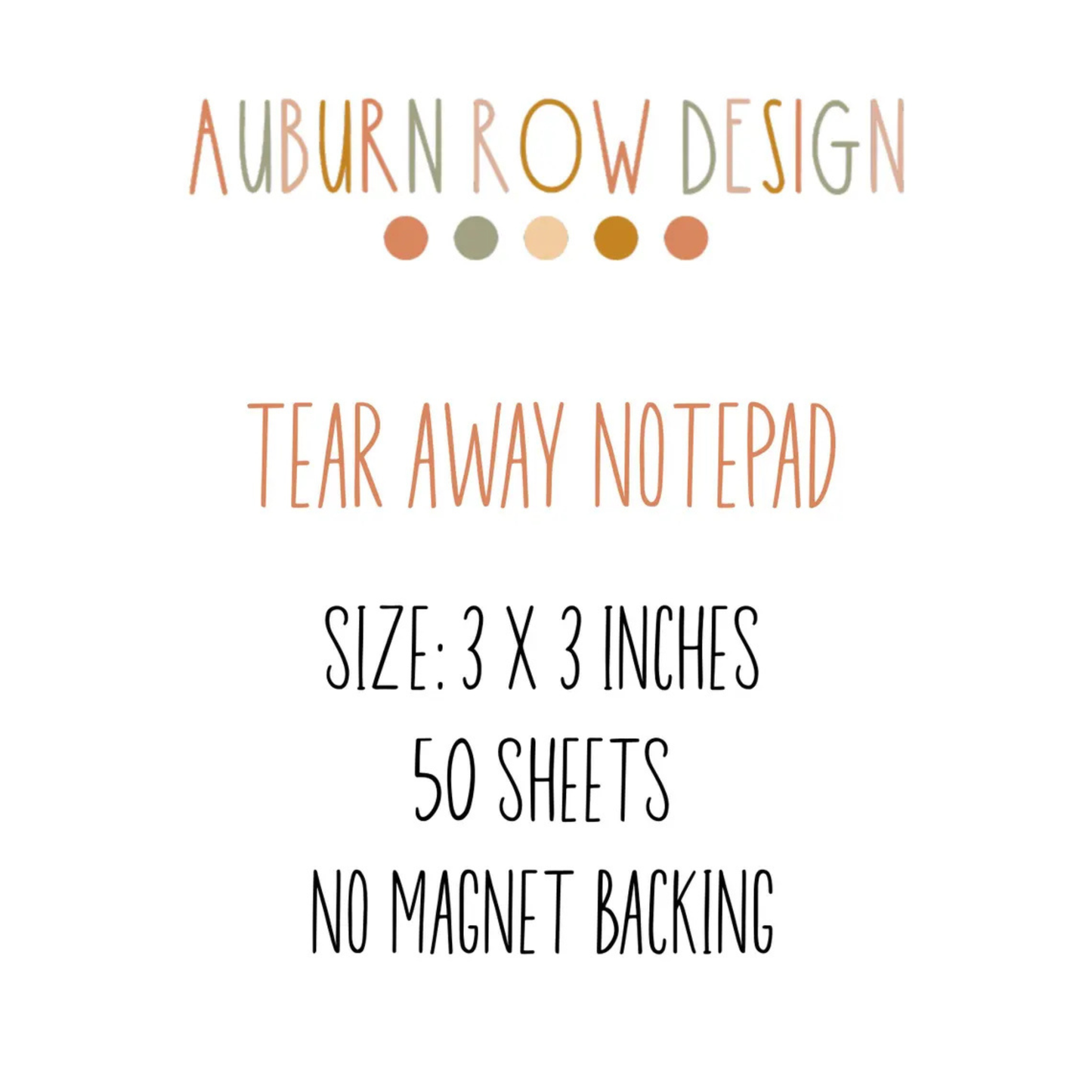 St Patrick's Day Bookish Tear Away Notepad