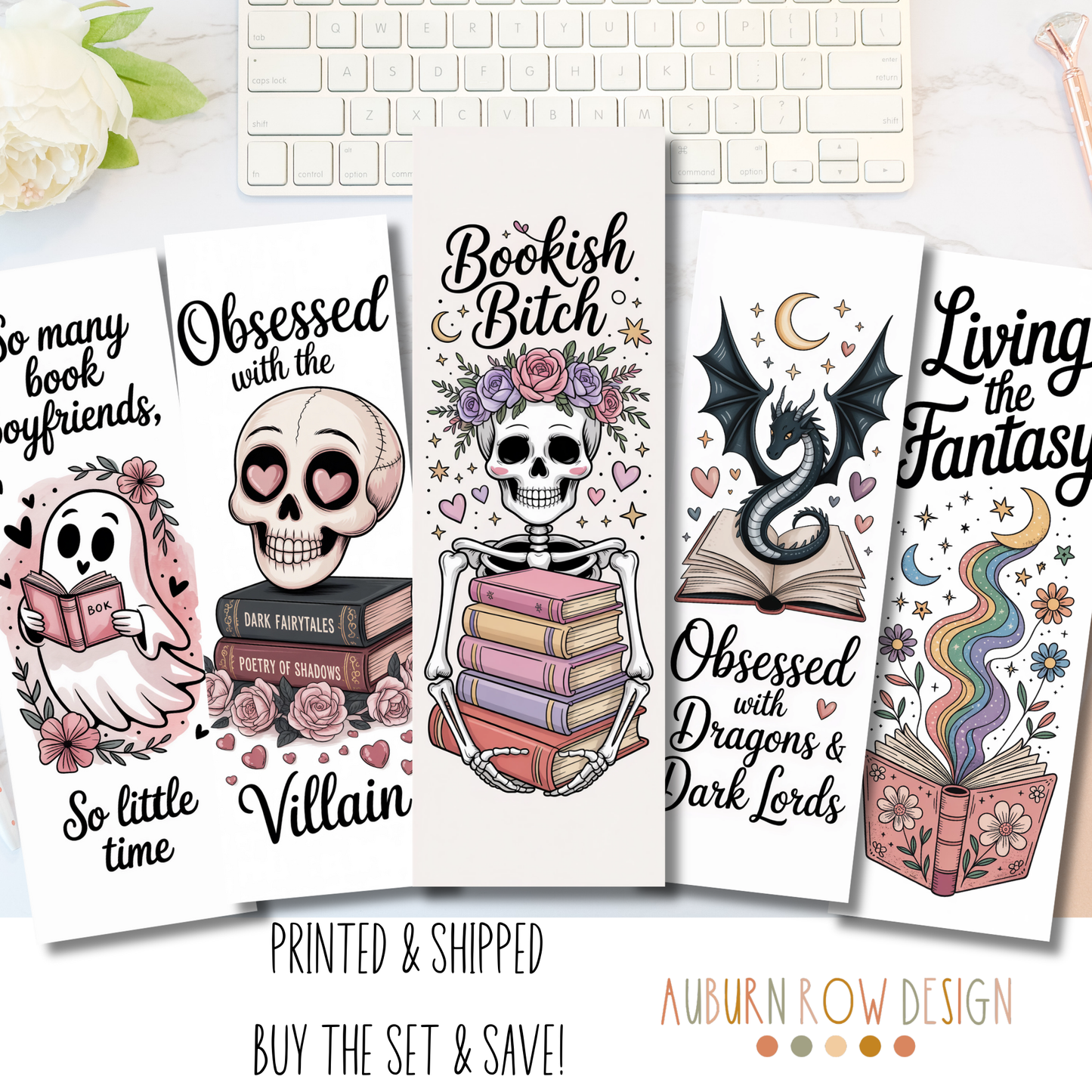 Fantasy Bookmark Set or Individual