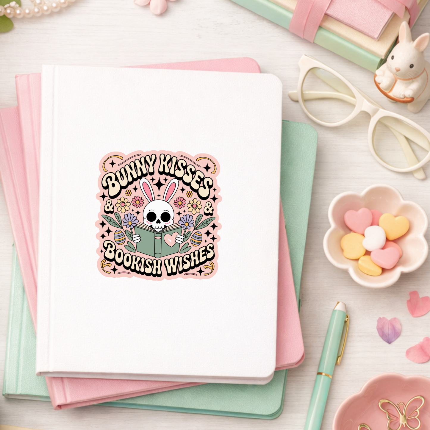 Easter Bookish Sticker