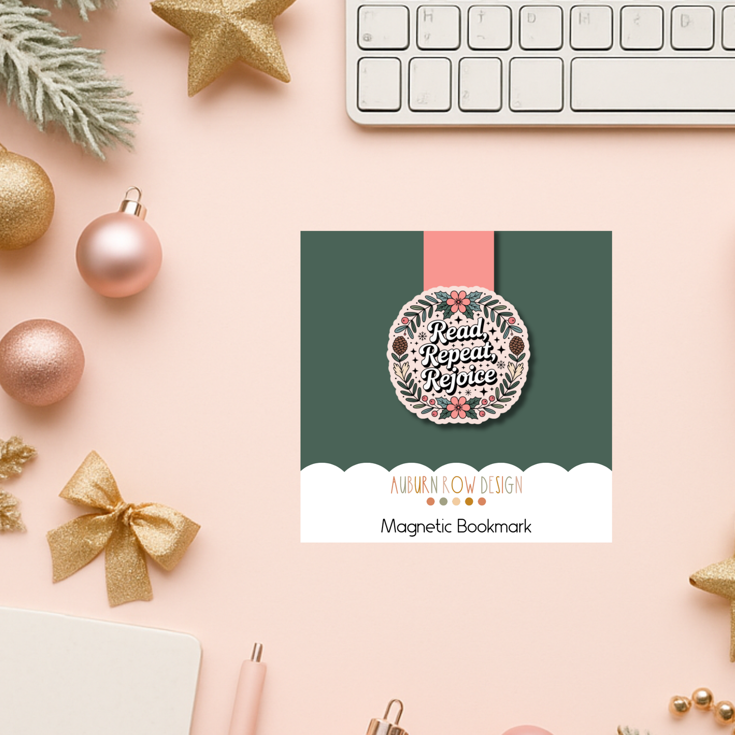 Christmas Magnetic Bookmark 