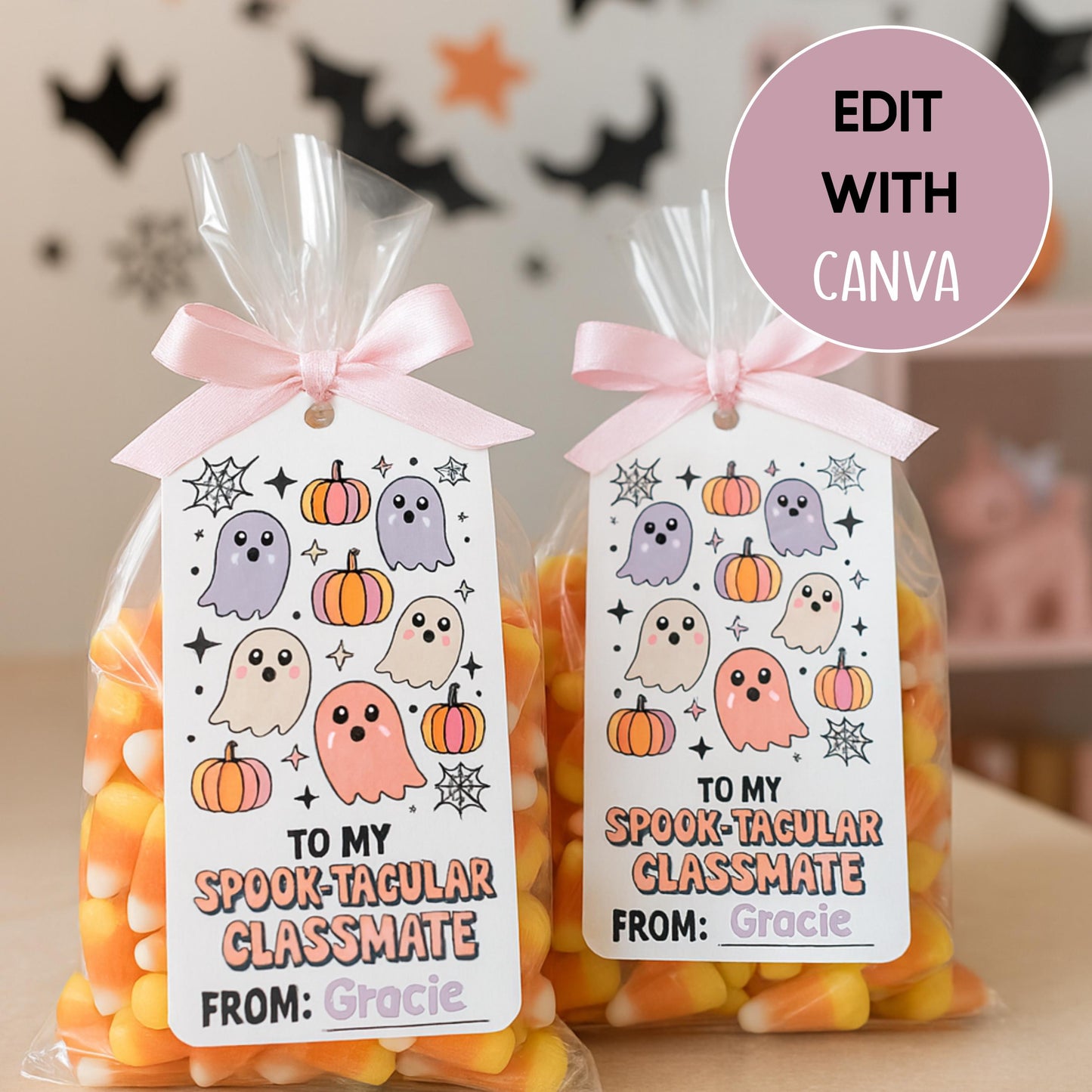 Printable Boo Bag Tag
