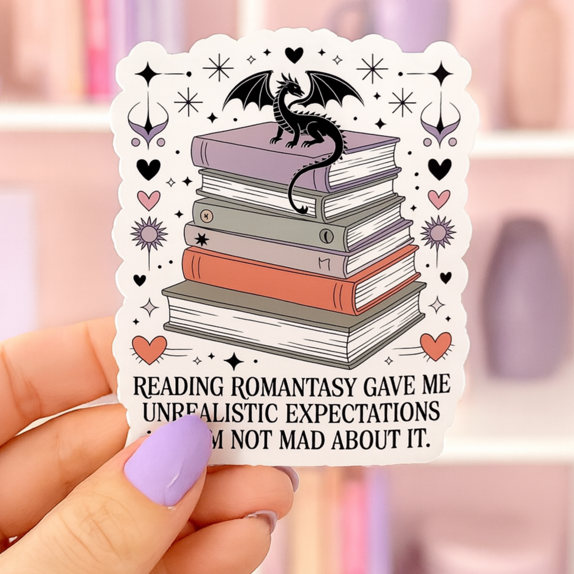 Romantasy Dragon Stickers