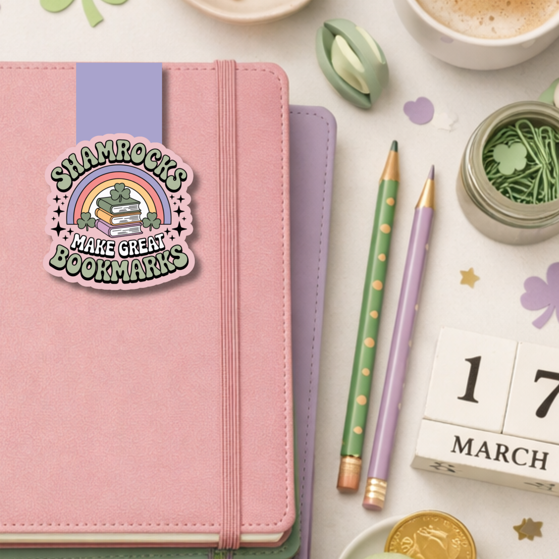 St Patricks Day Magnetic Bookmark
