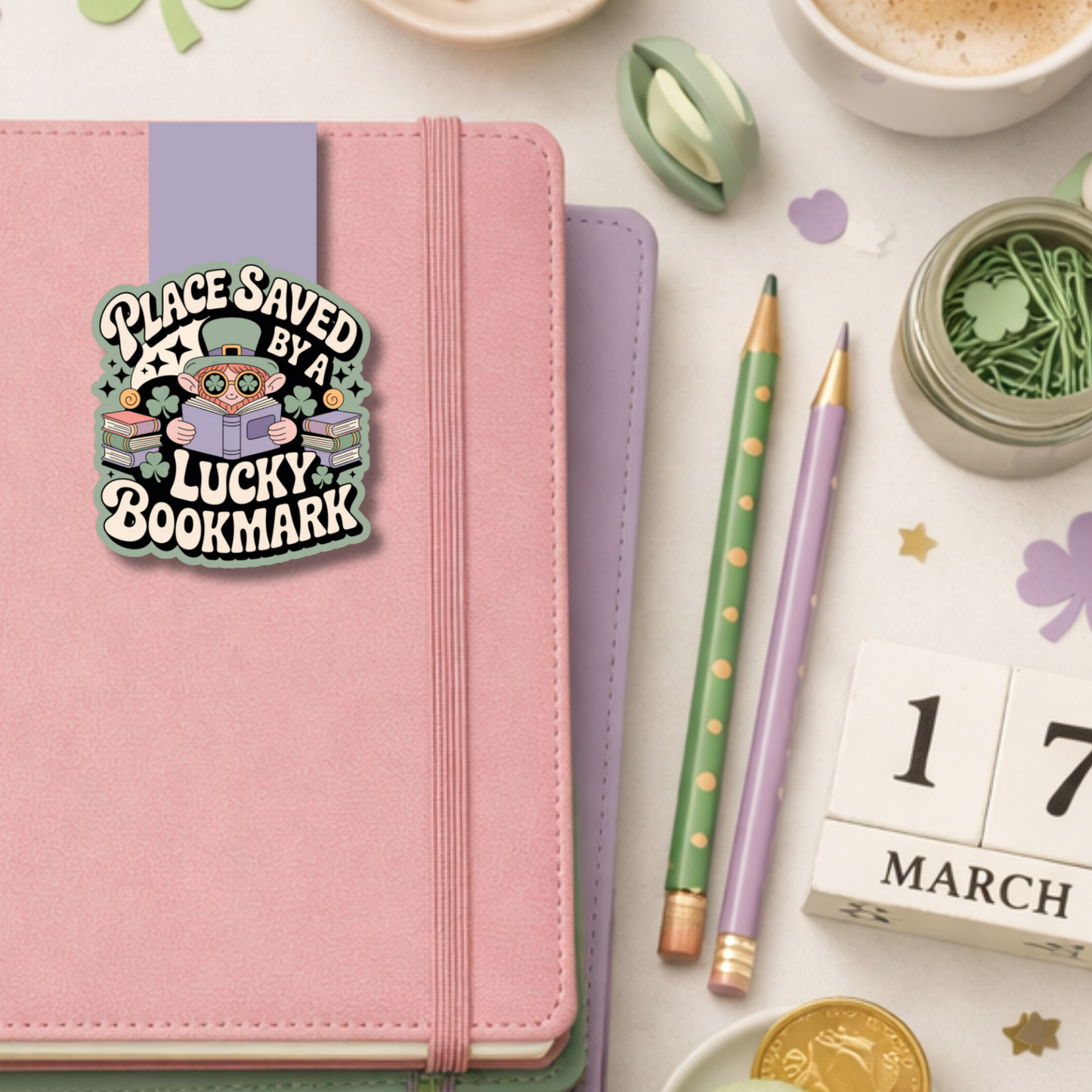 St Patricks Day Magnetic Bookmark