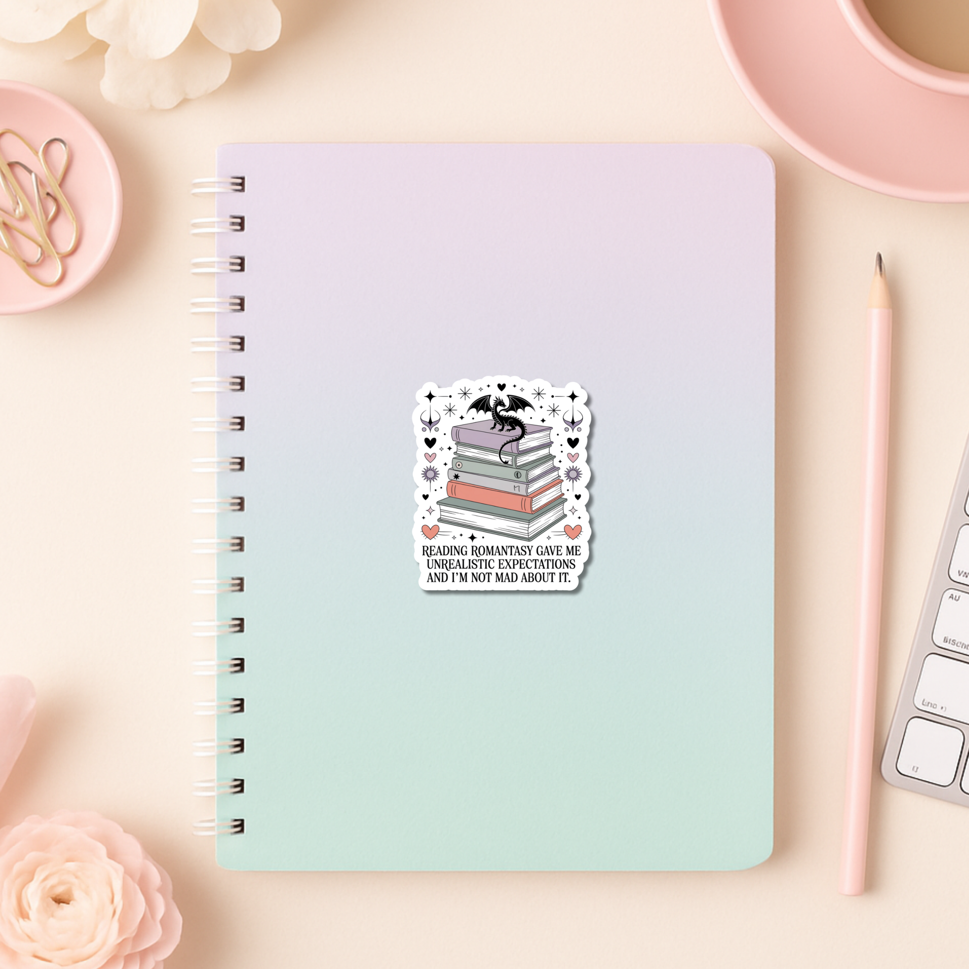 Romantasy Dragon Stickers