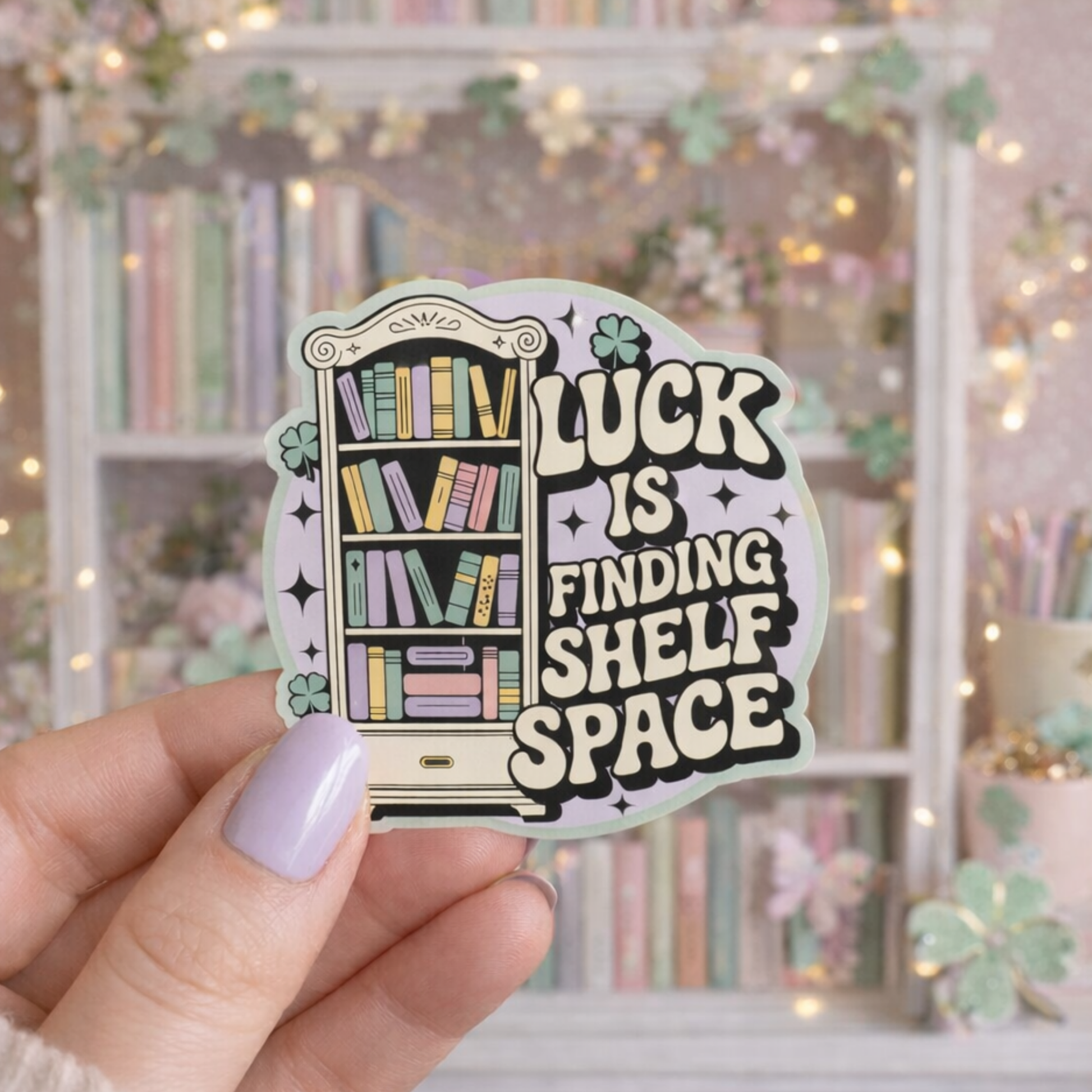 St Patricks Day Bookish Sticker