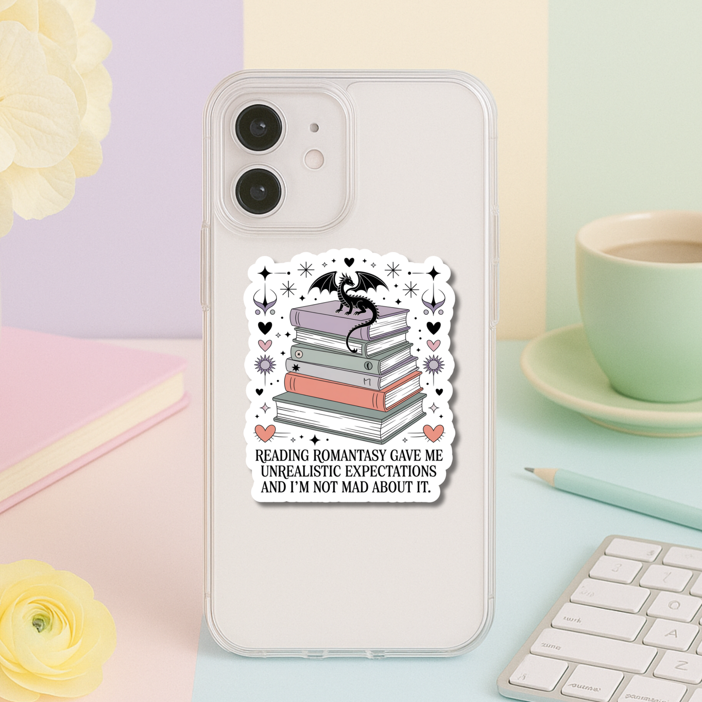 Romantasy Dragon Stickers