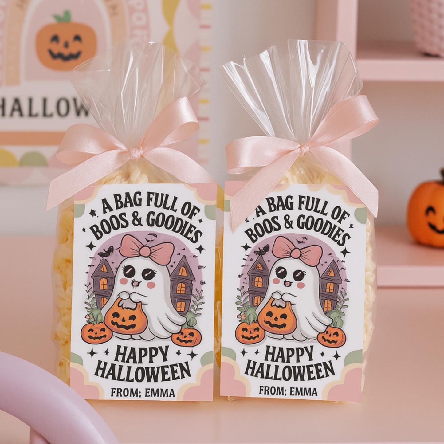 Printable Boo Bag Gift Tag