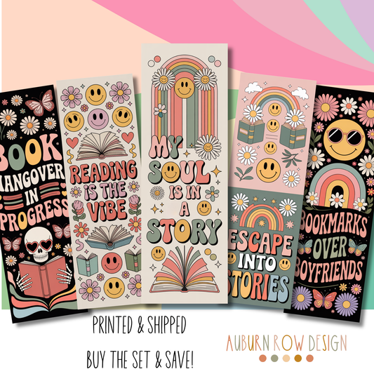 Groovy Bookish Bookmarks