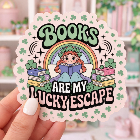 St. Patricks Day Reading Sticker