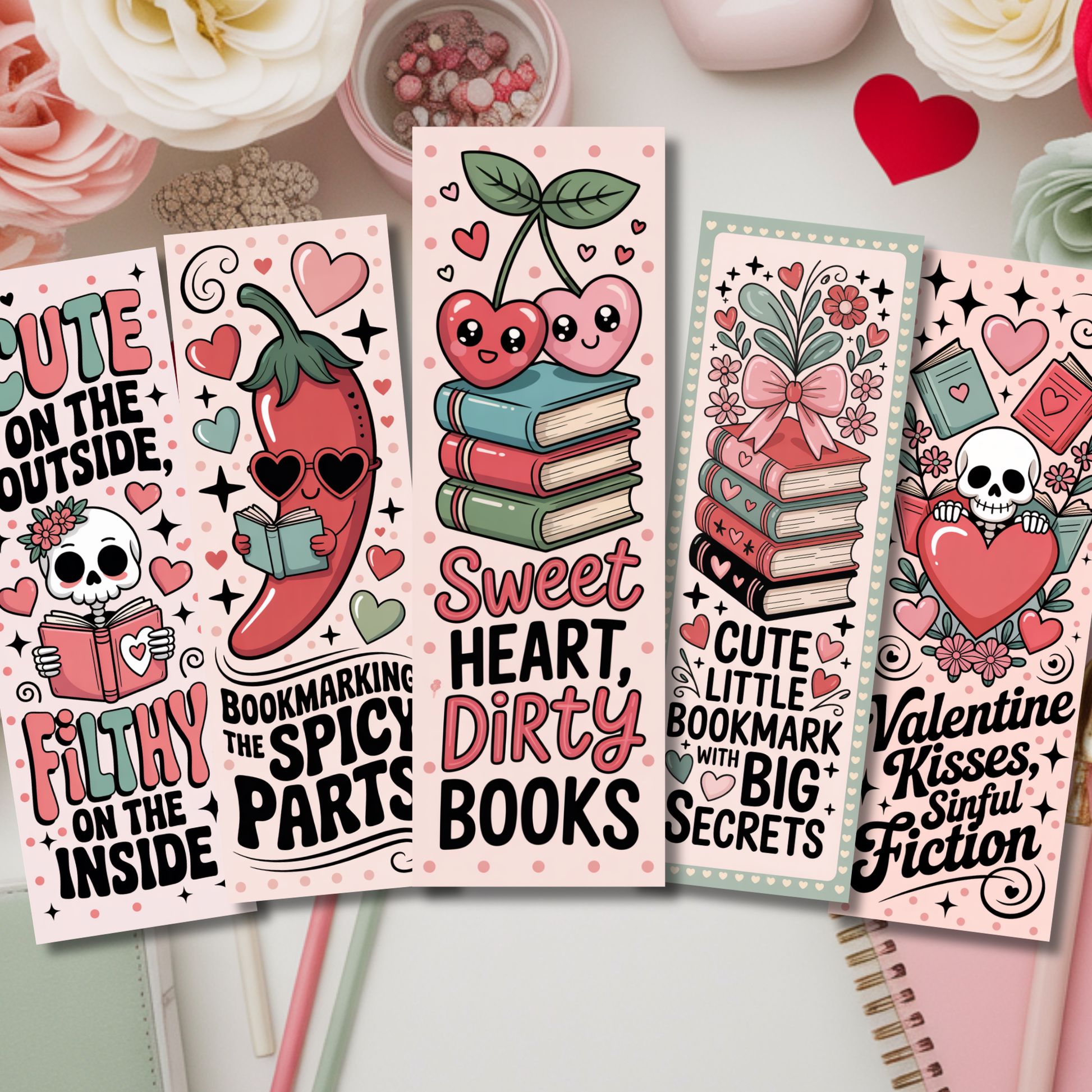 Valentines Day Smut Bookmarks
