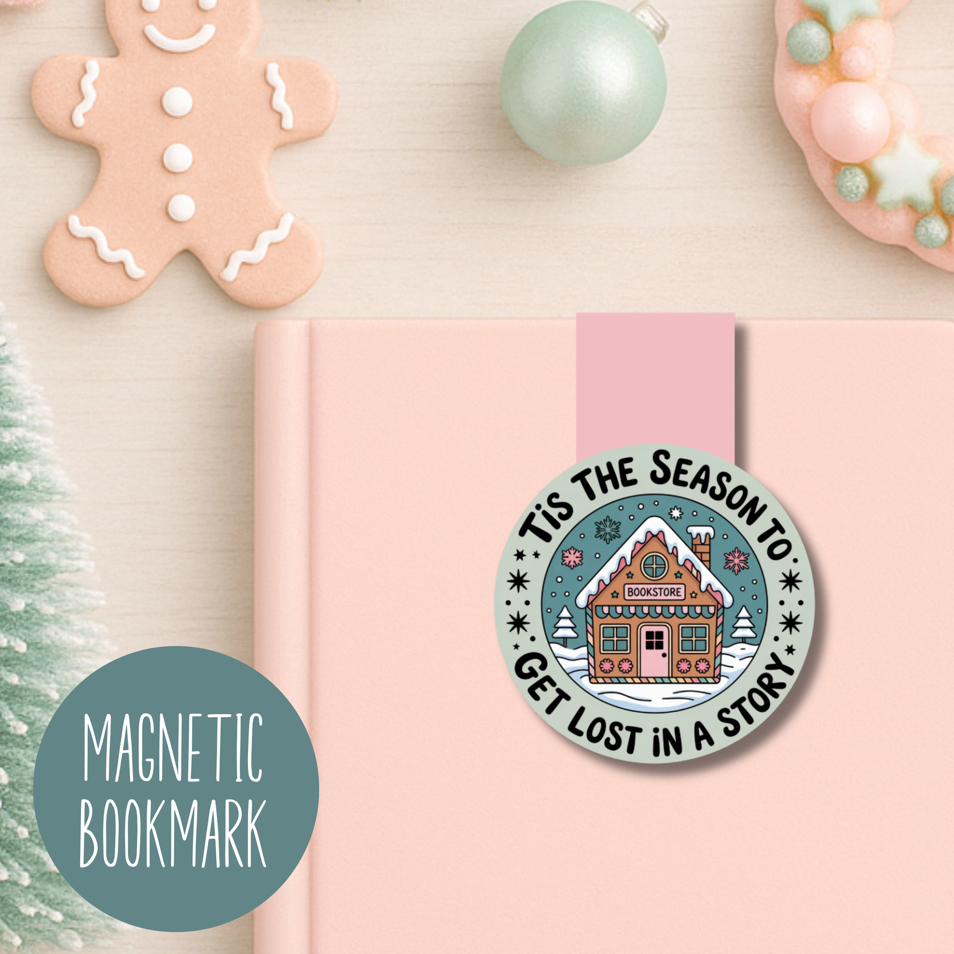 Christmas Magnetic Bookmark