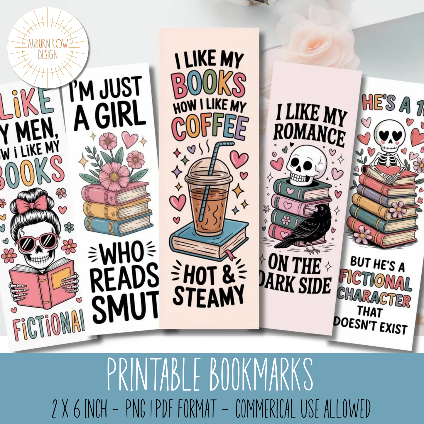 Printable Smut Bookmarks