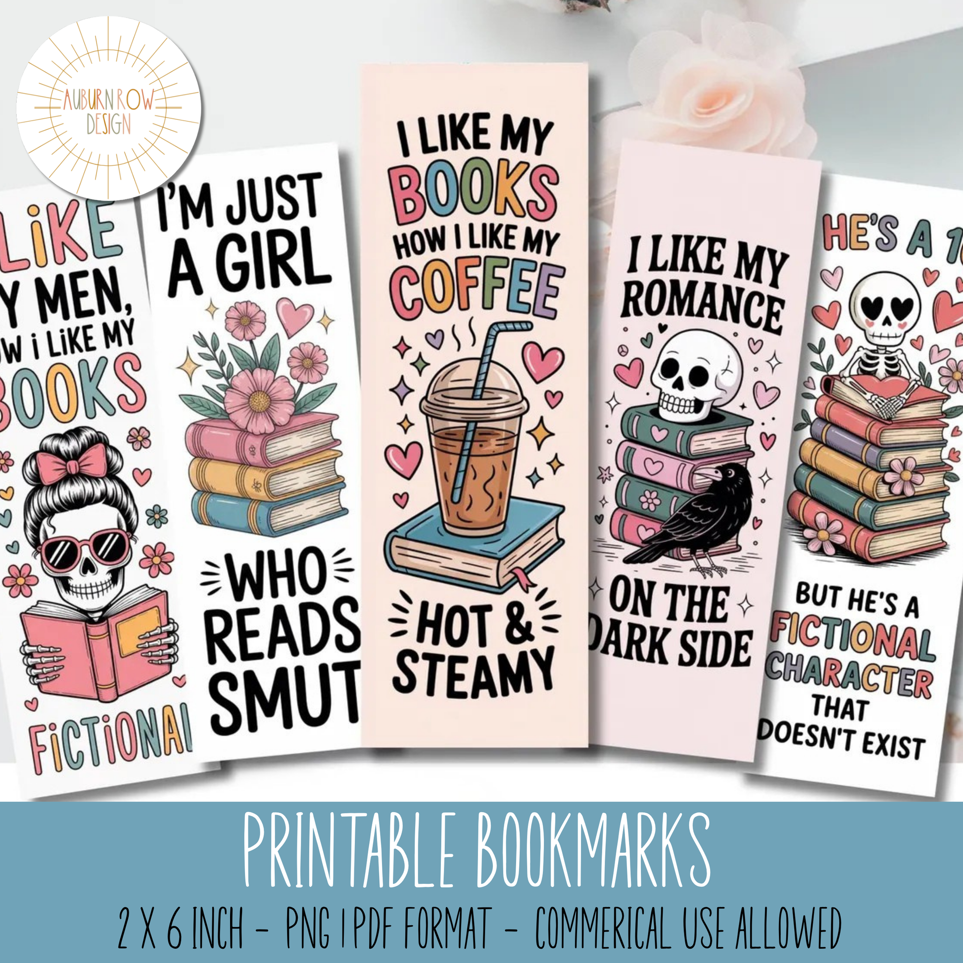 Printable Smut Bookmarks