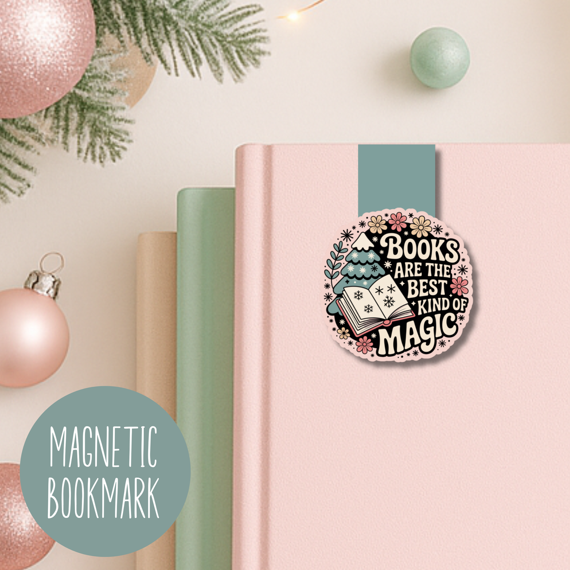 Christmas Magnetic Bookmark