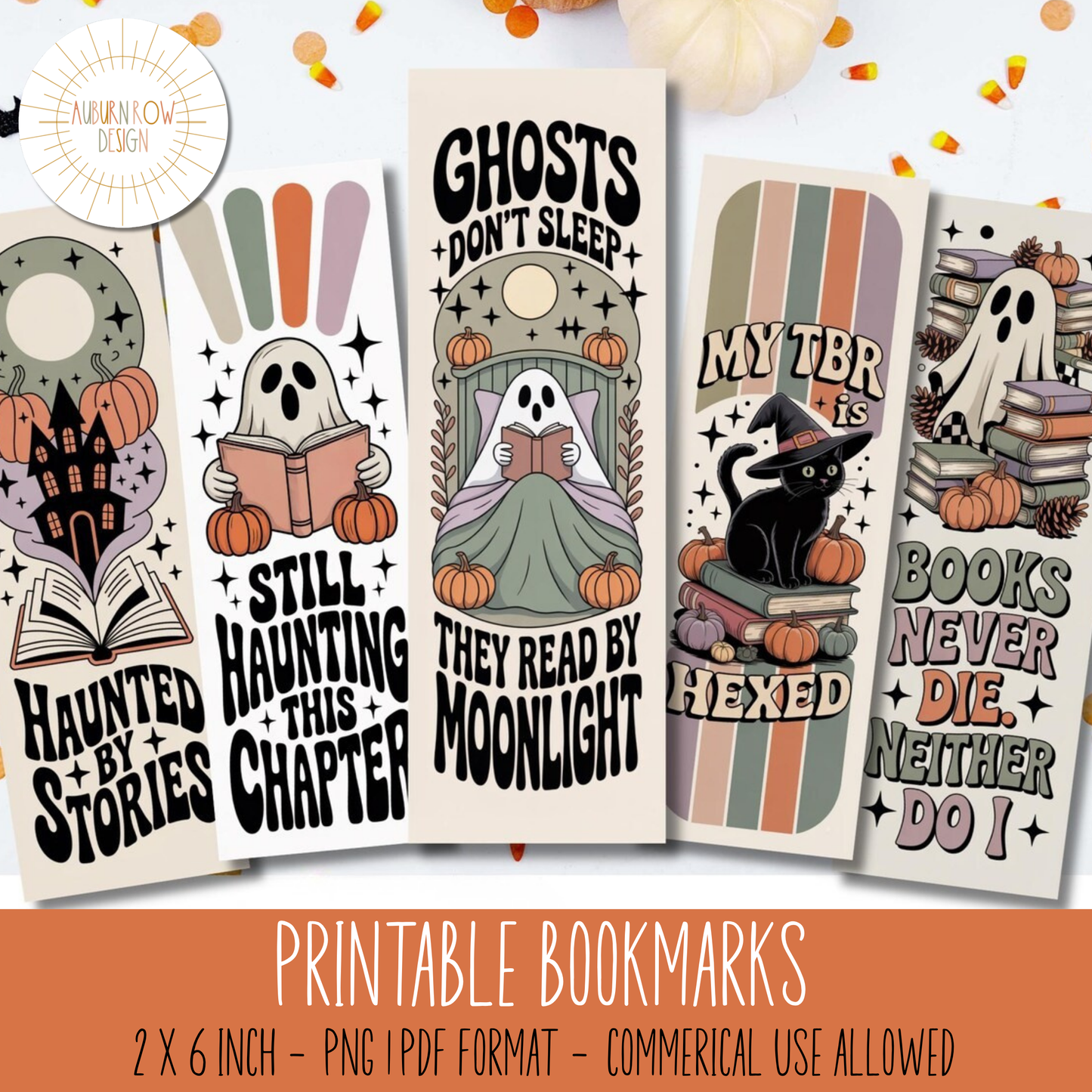 printable halloween bookmarks