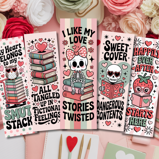 Valentines Day Bookmarks