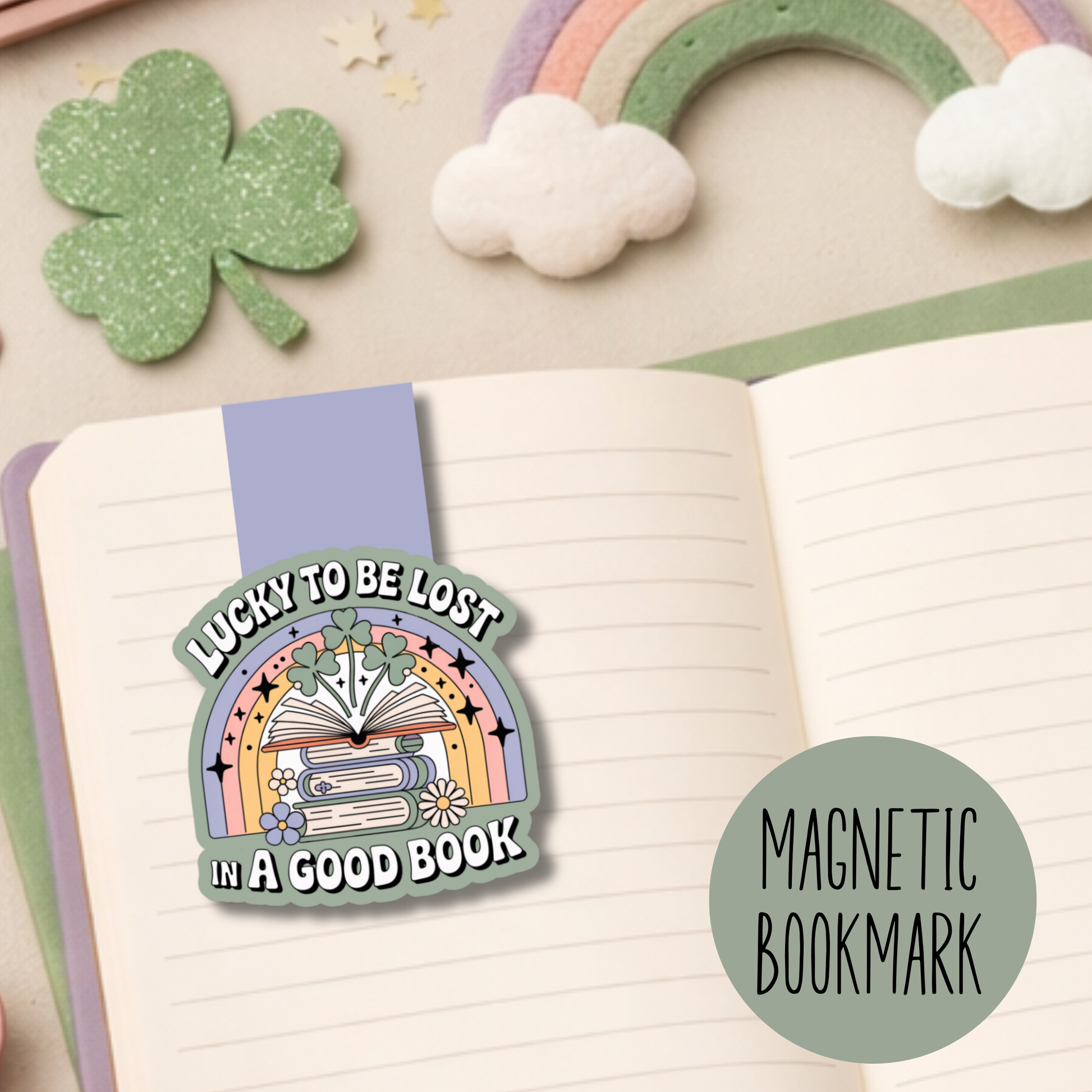 St Patricks Day Magnetic Bookmark