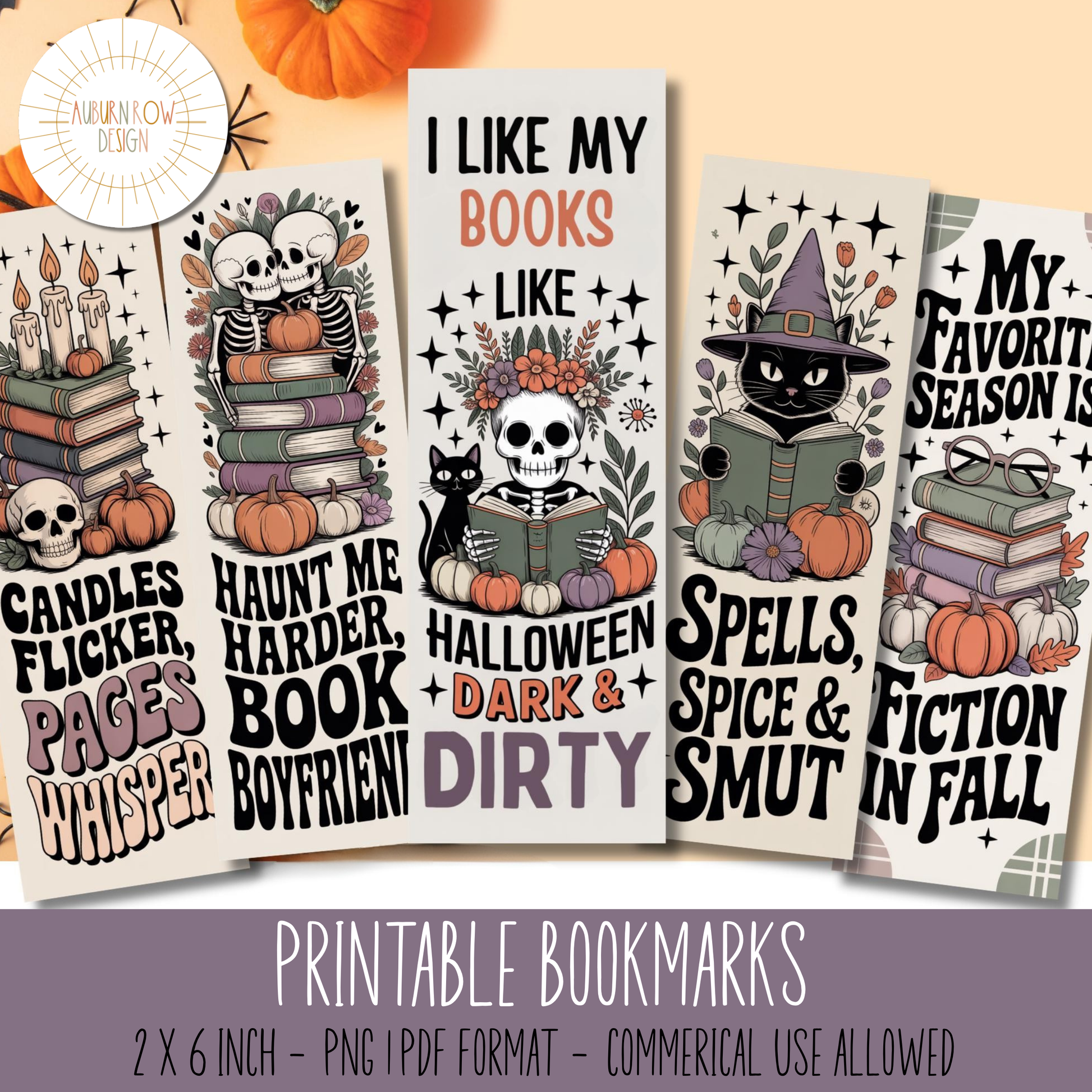 printable halloween bookmarks