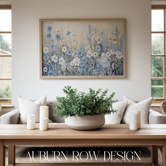 Blue Wildflower Printable Art