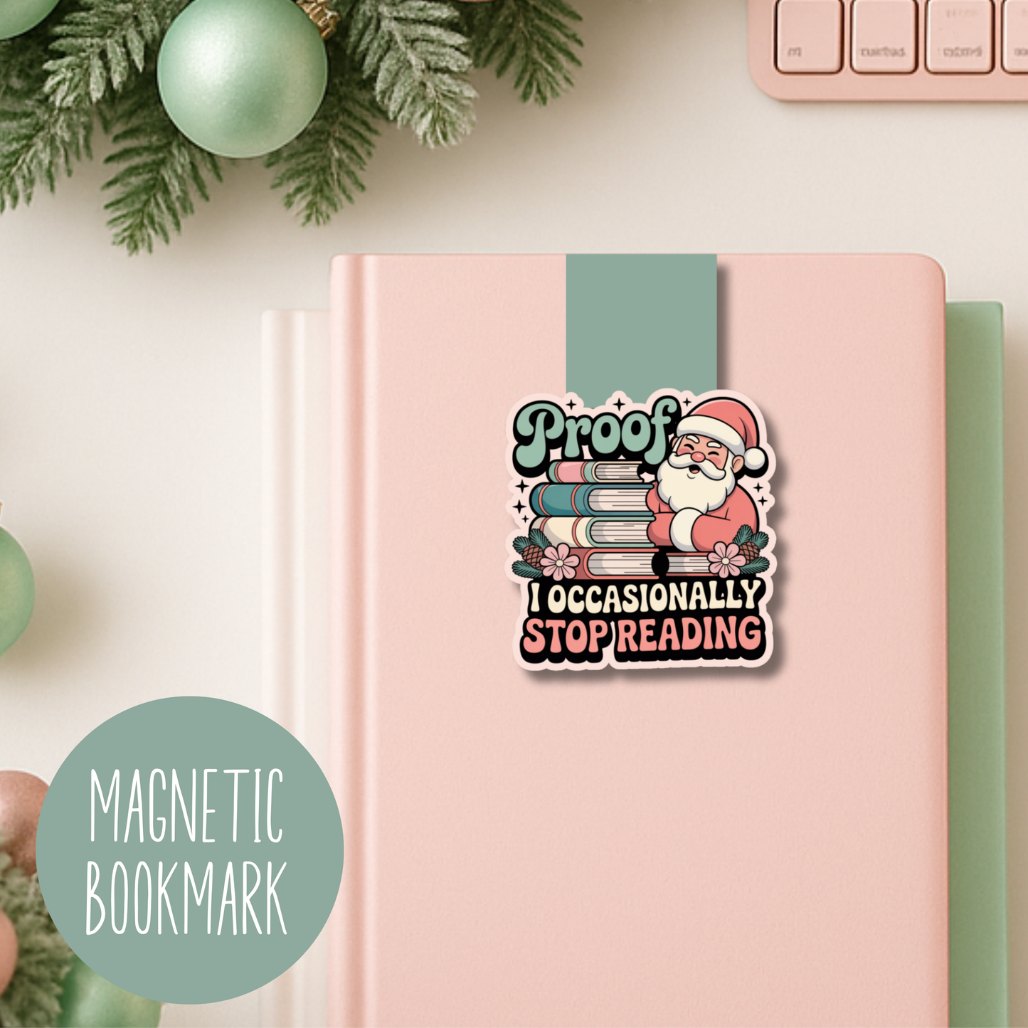 Christmas Magnetic Bookmark